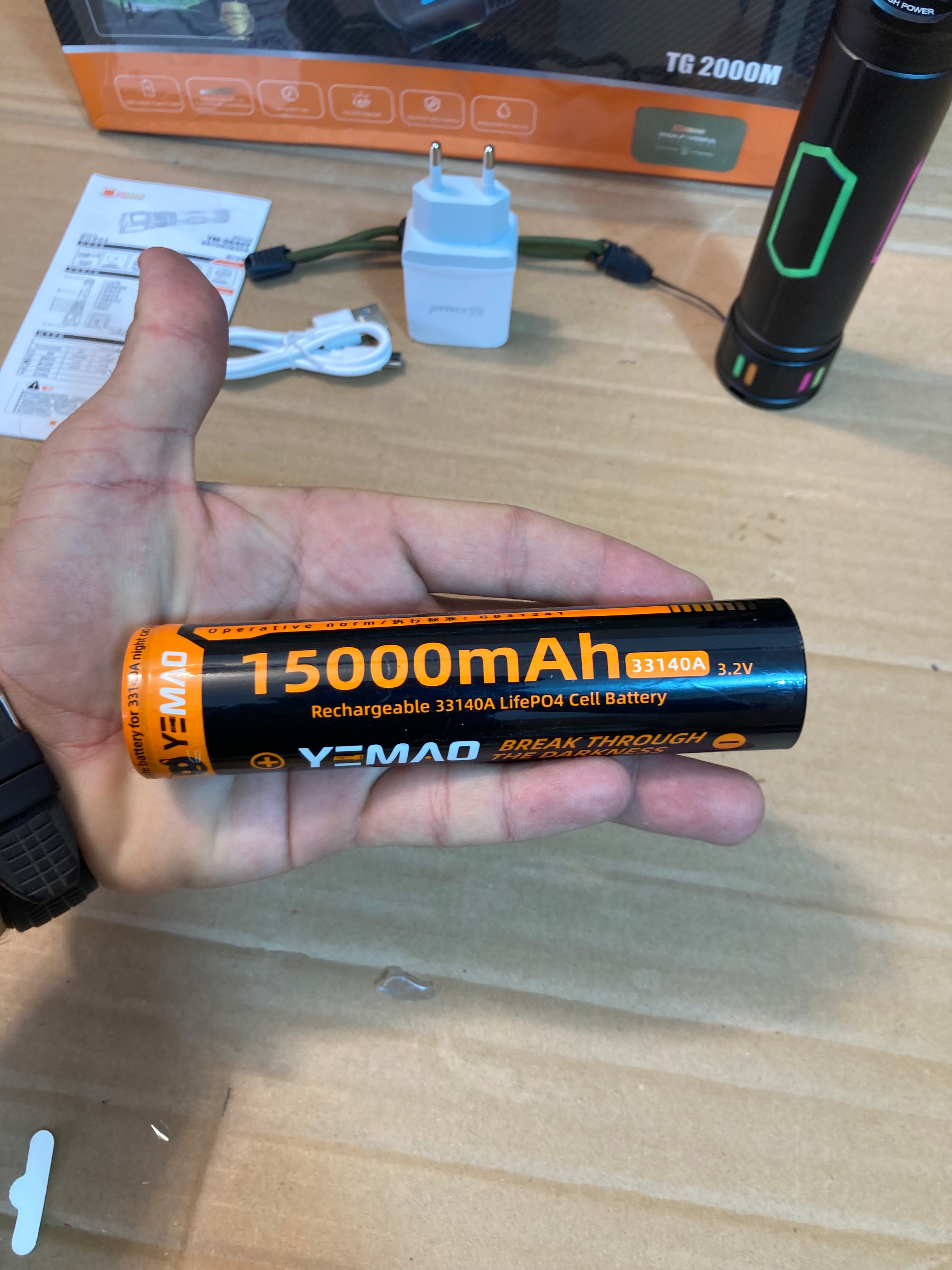 Yemao Powerful Led Flashlight-Torch YM-G640Y