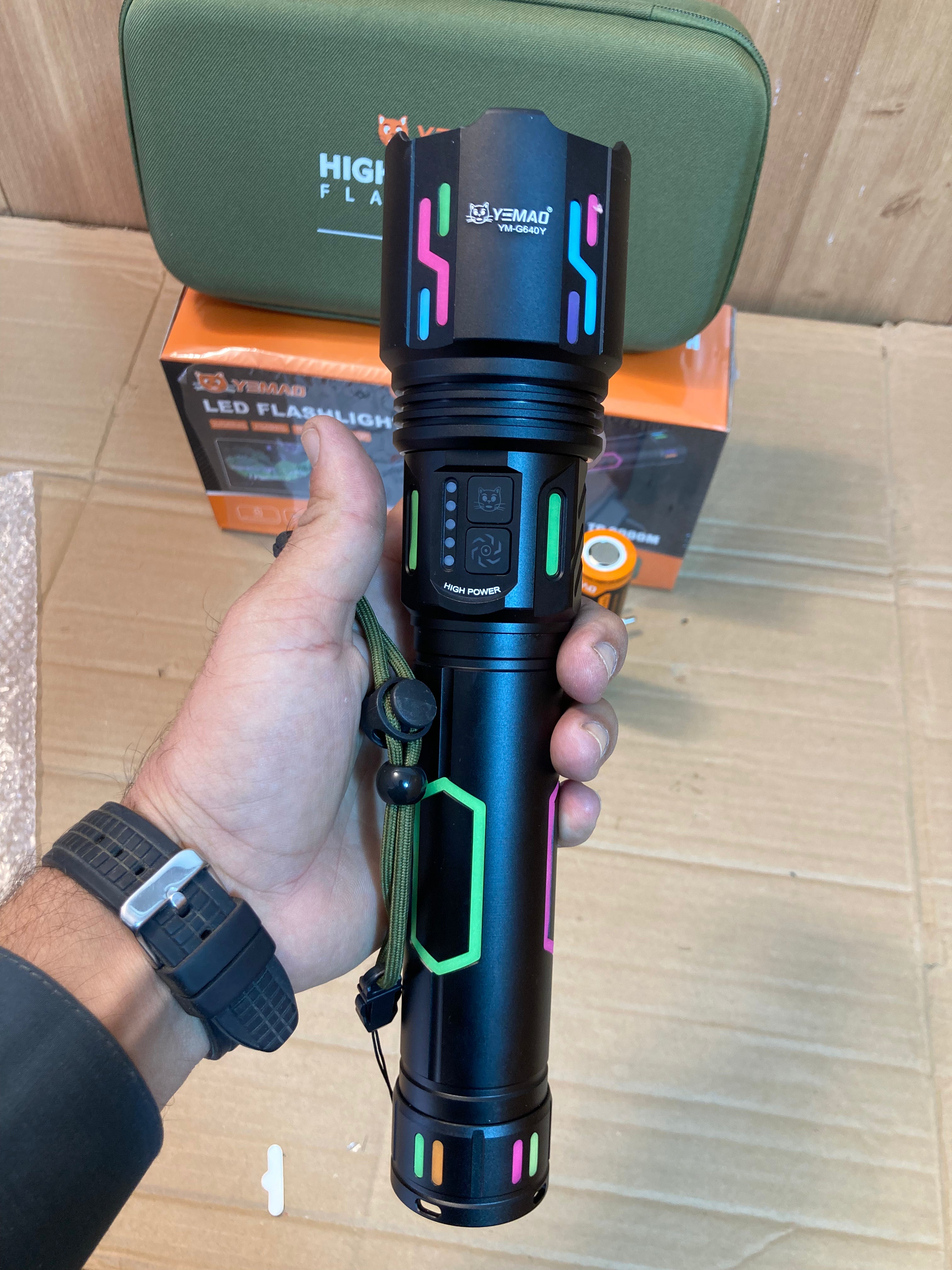 Yemao Powerful Led Flashlight-Torch YM-G640Y