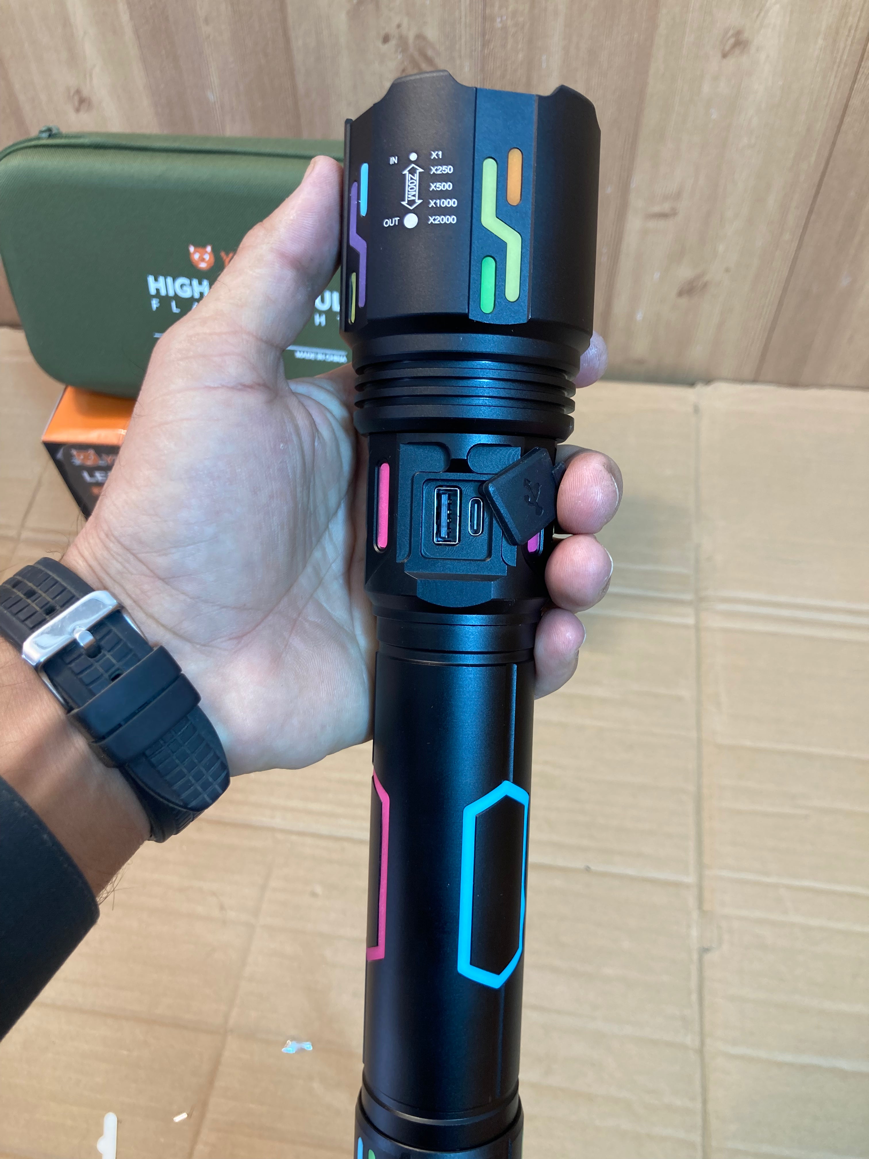 Yemao Powerful Led Flashlight-Torch YM-G640Y