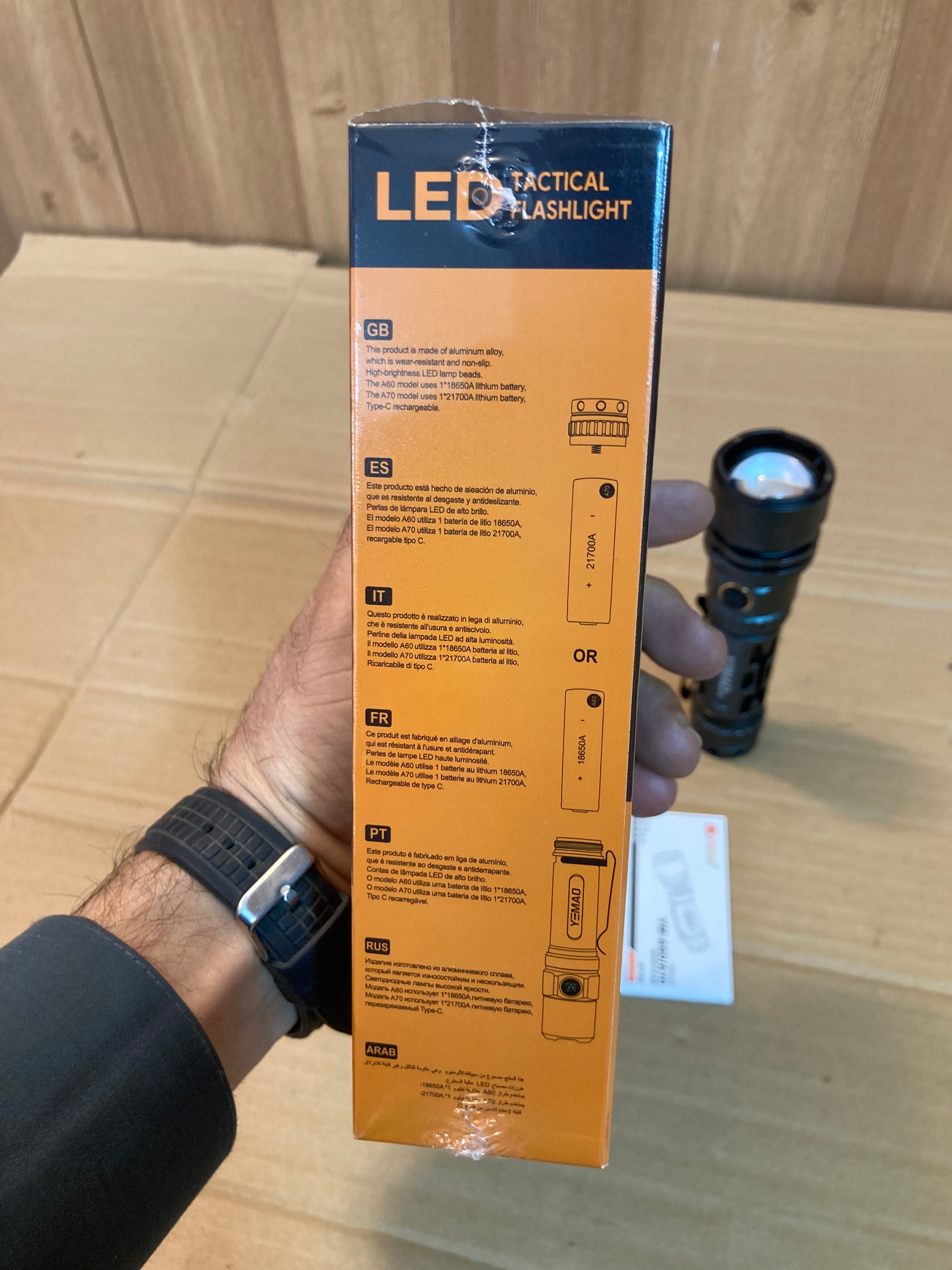 Yemao High Powerful Compact Flashlight-Torch YM-A60