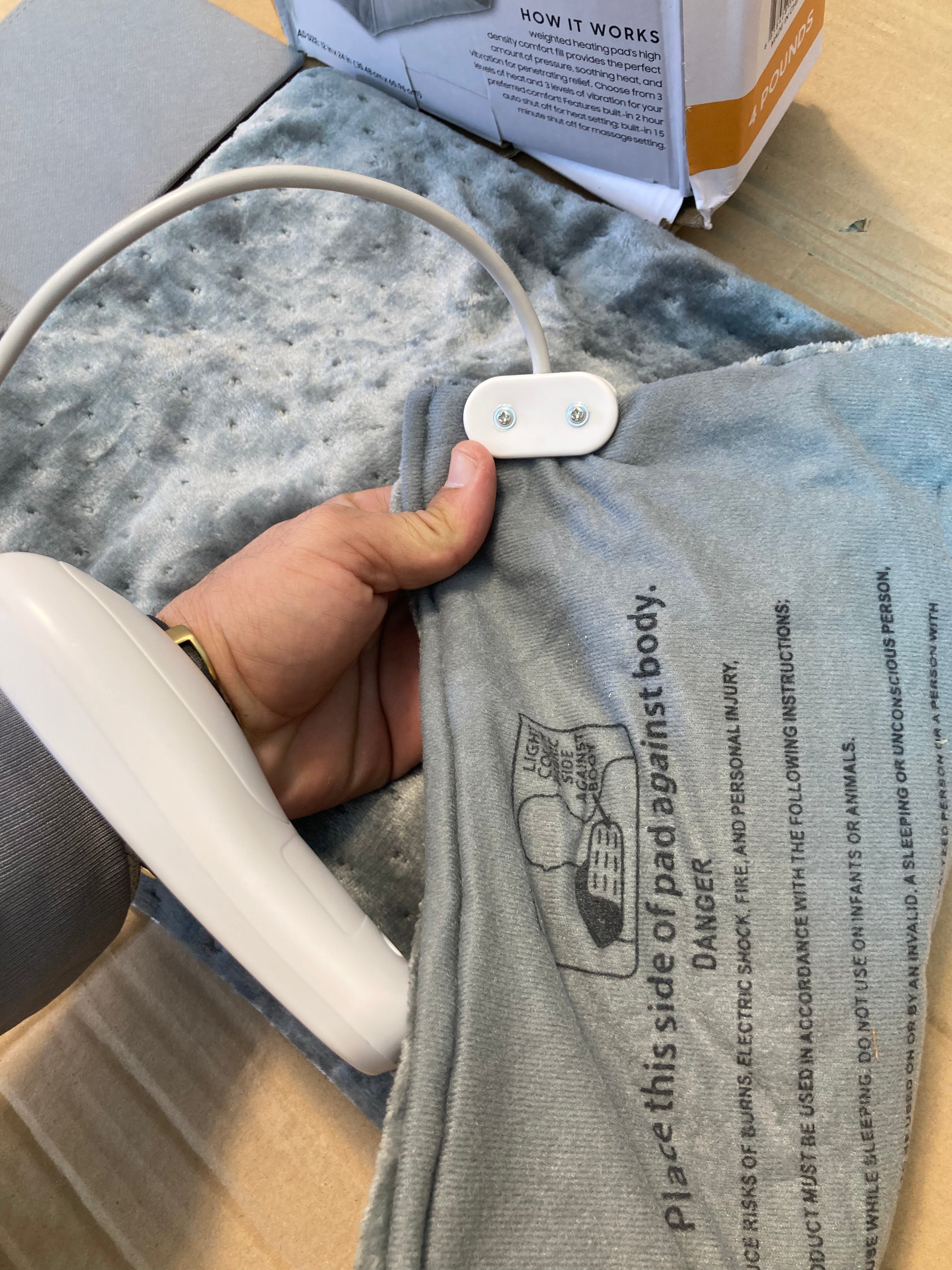 Lot Imported Massaging Weighted Heating Pad