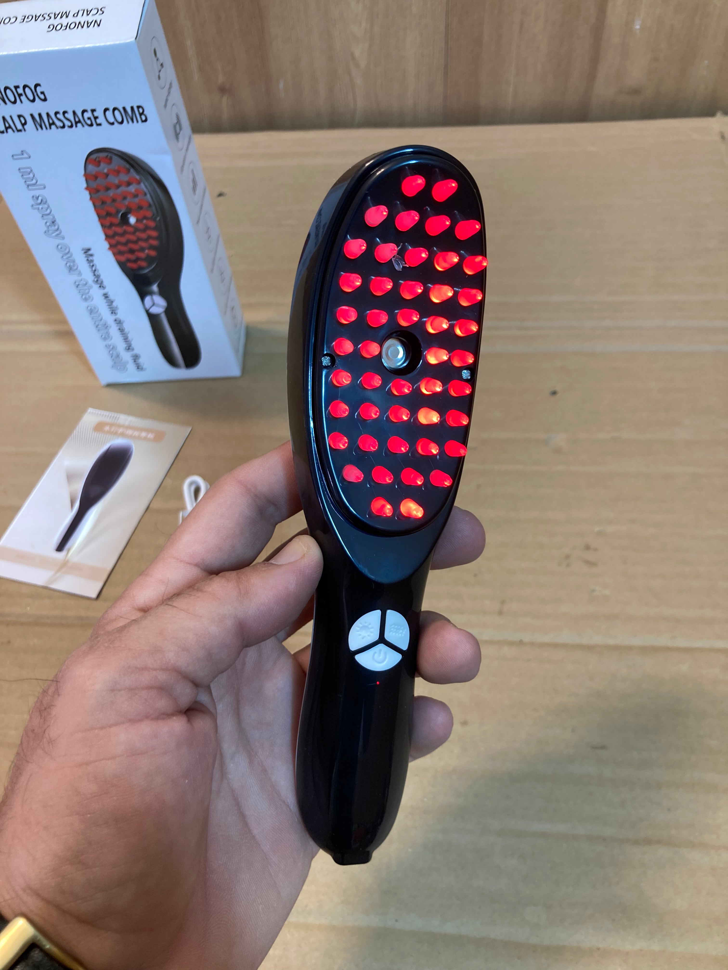 Rechargeable Scalp Massage Comb