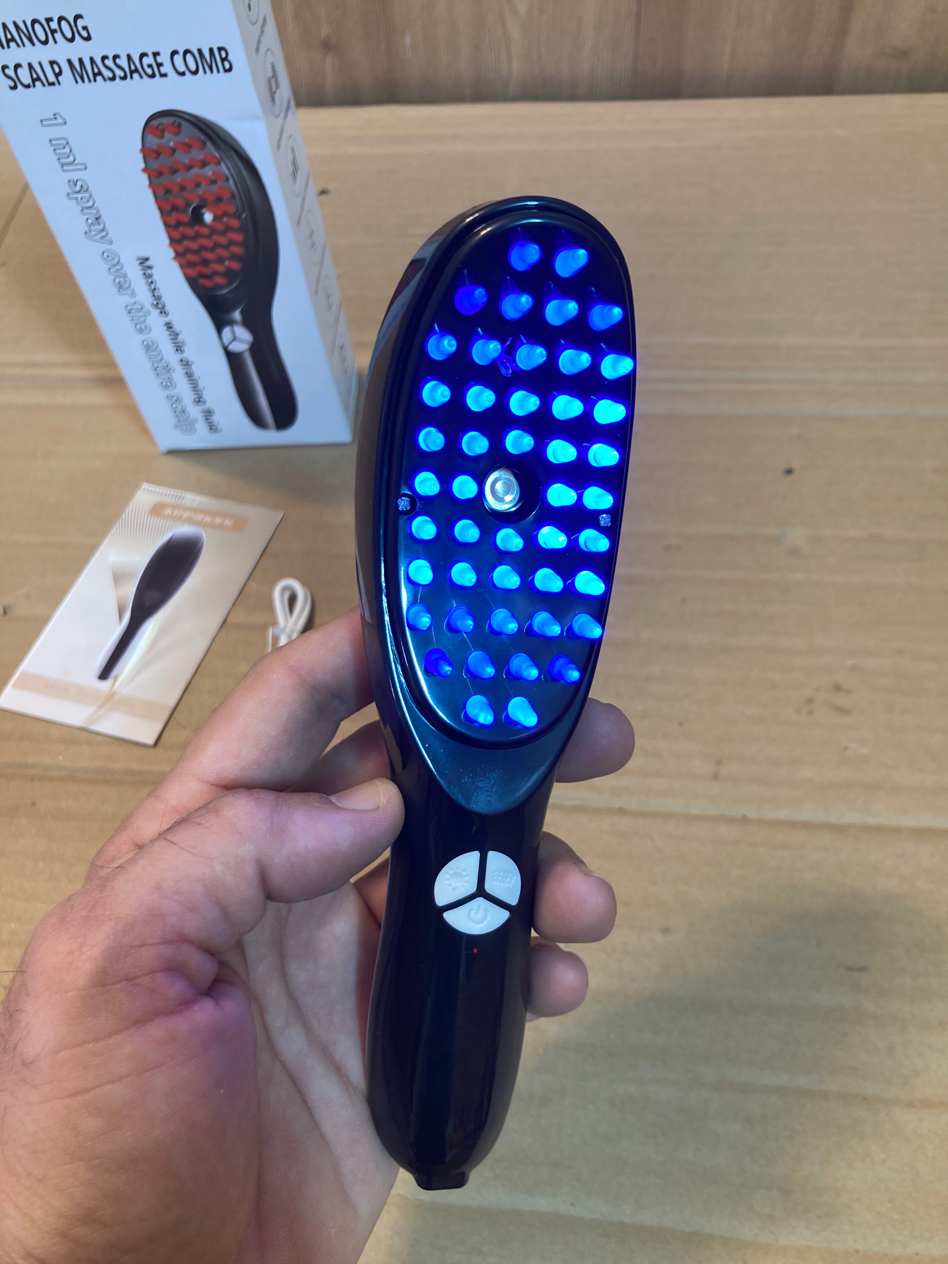 Rechargeable Scalp Massage Comb