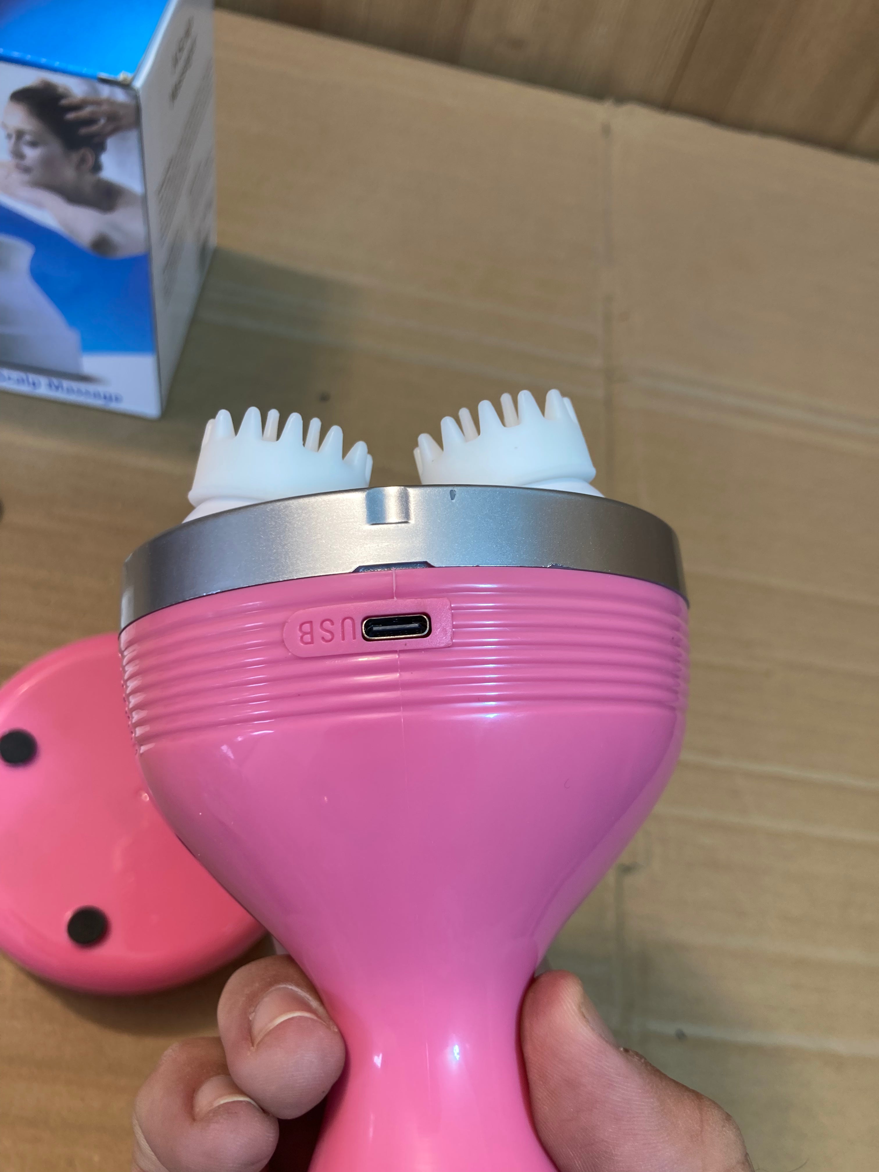 Rechargeable Stress Relief & Hair Growth Vibrating Scalp Massager