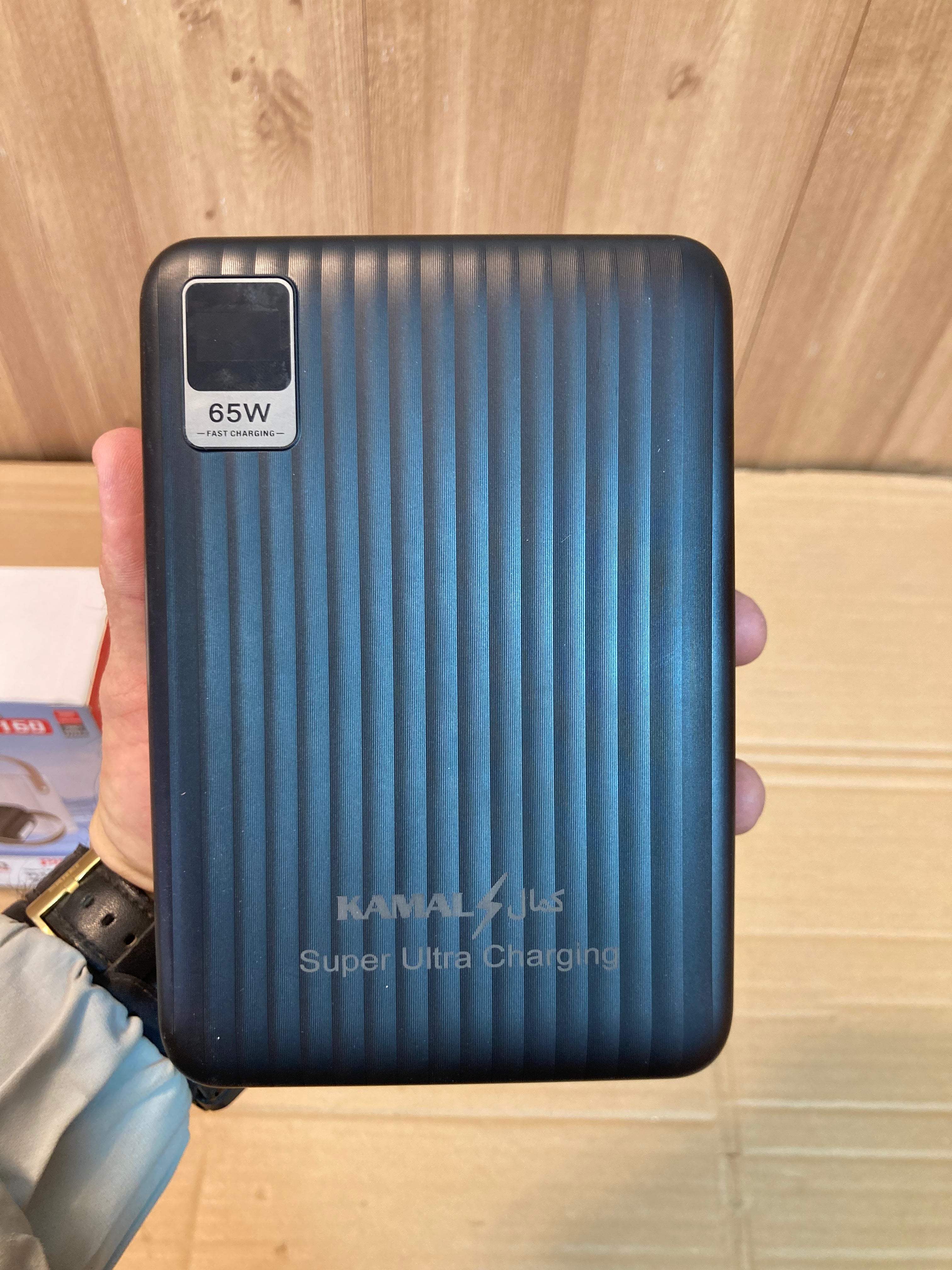Kamal 160000mAh 60W Fast Charging Built in Cable Power Station - Power Bank K160
