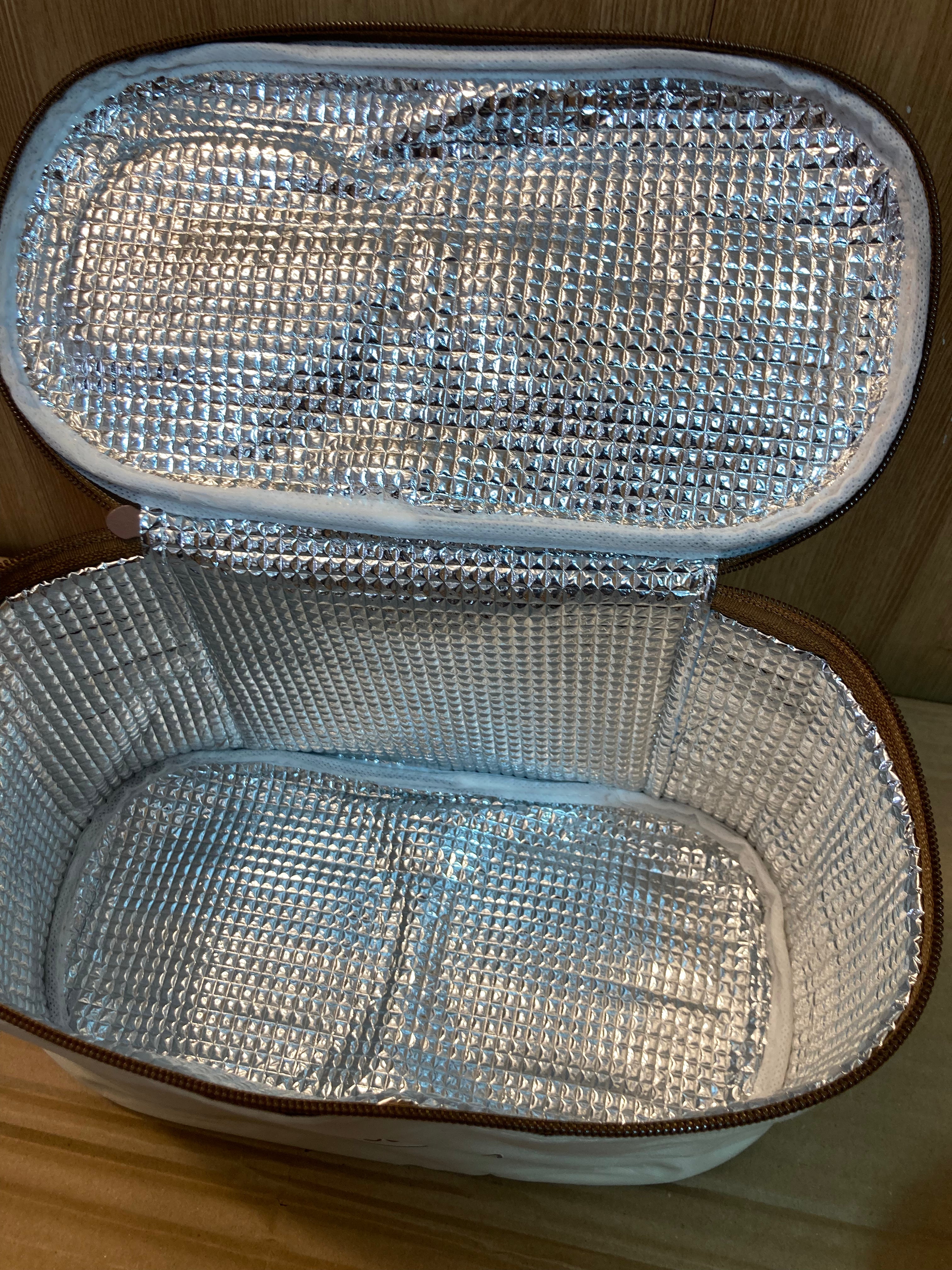 Thermal 4PCs Stainless Steel Lunch Box Set With Carrying Bag