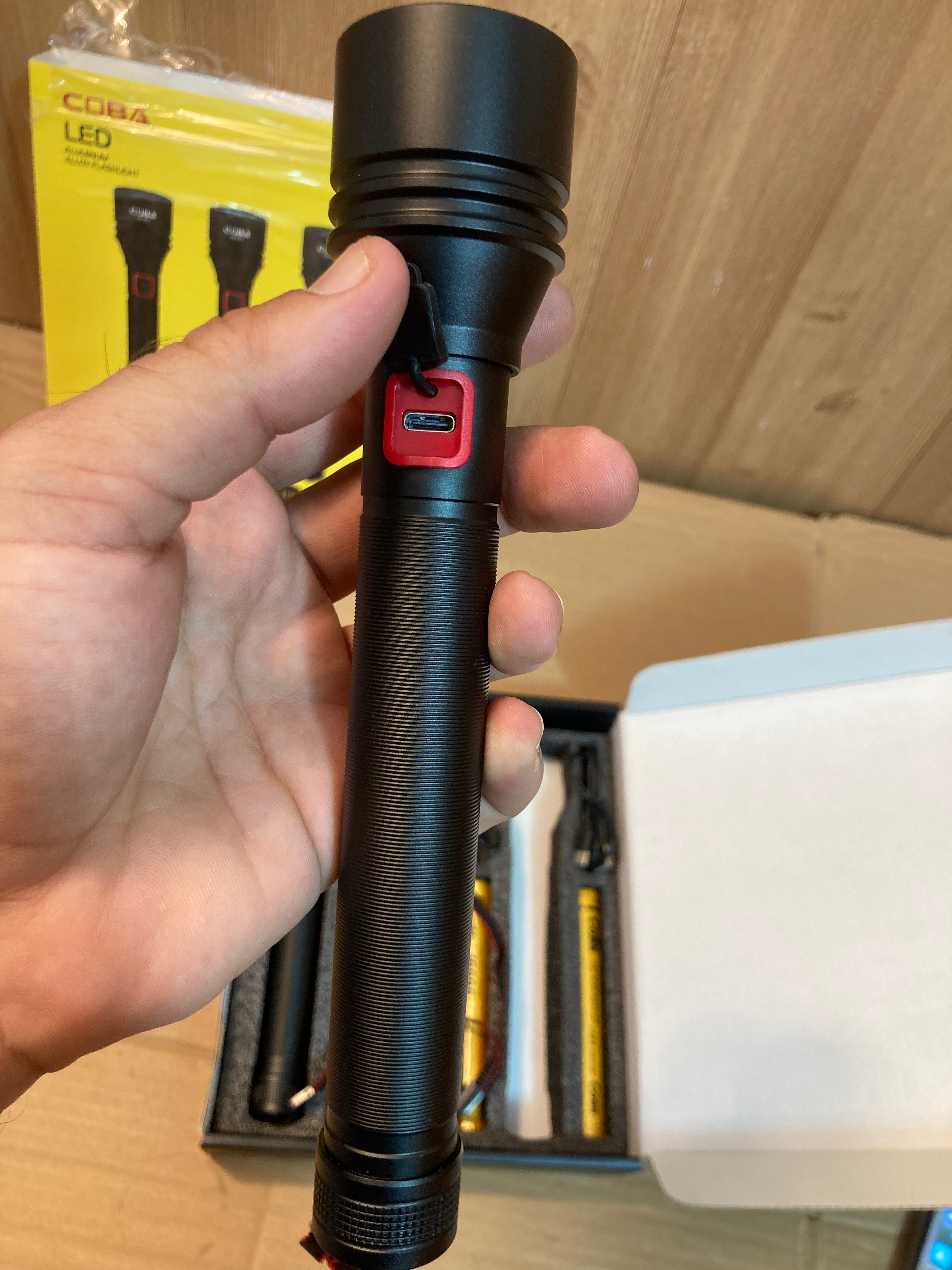 COBA Aluminum Alloy 3PCs Flashlight - Torches Set CB-3002