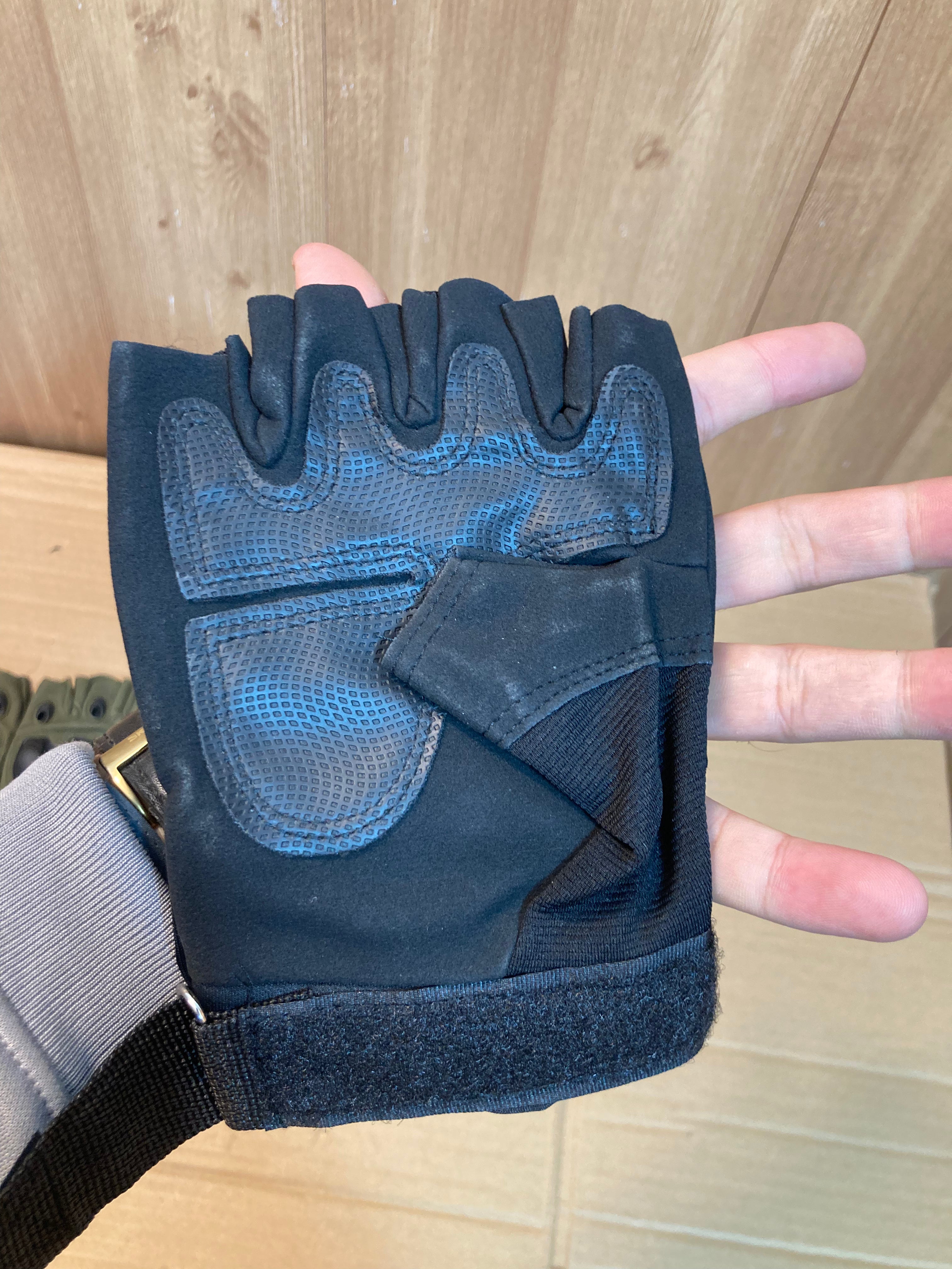 Half Finger Tactical Gloves with Hard Rubber Knuckles