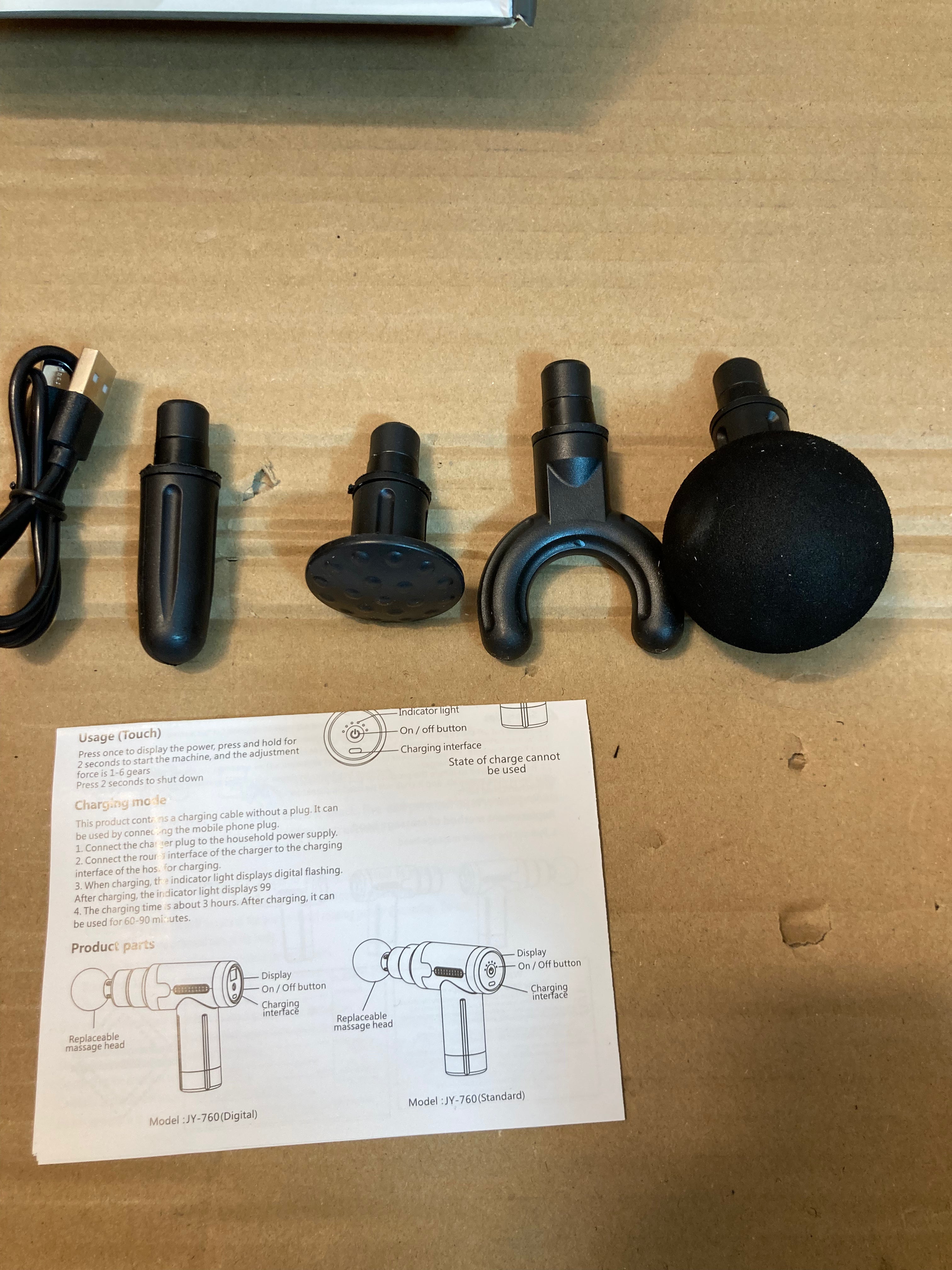 Mini Compact Smart Fascia Muscle Massager JY-760