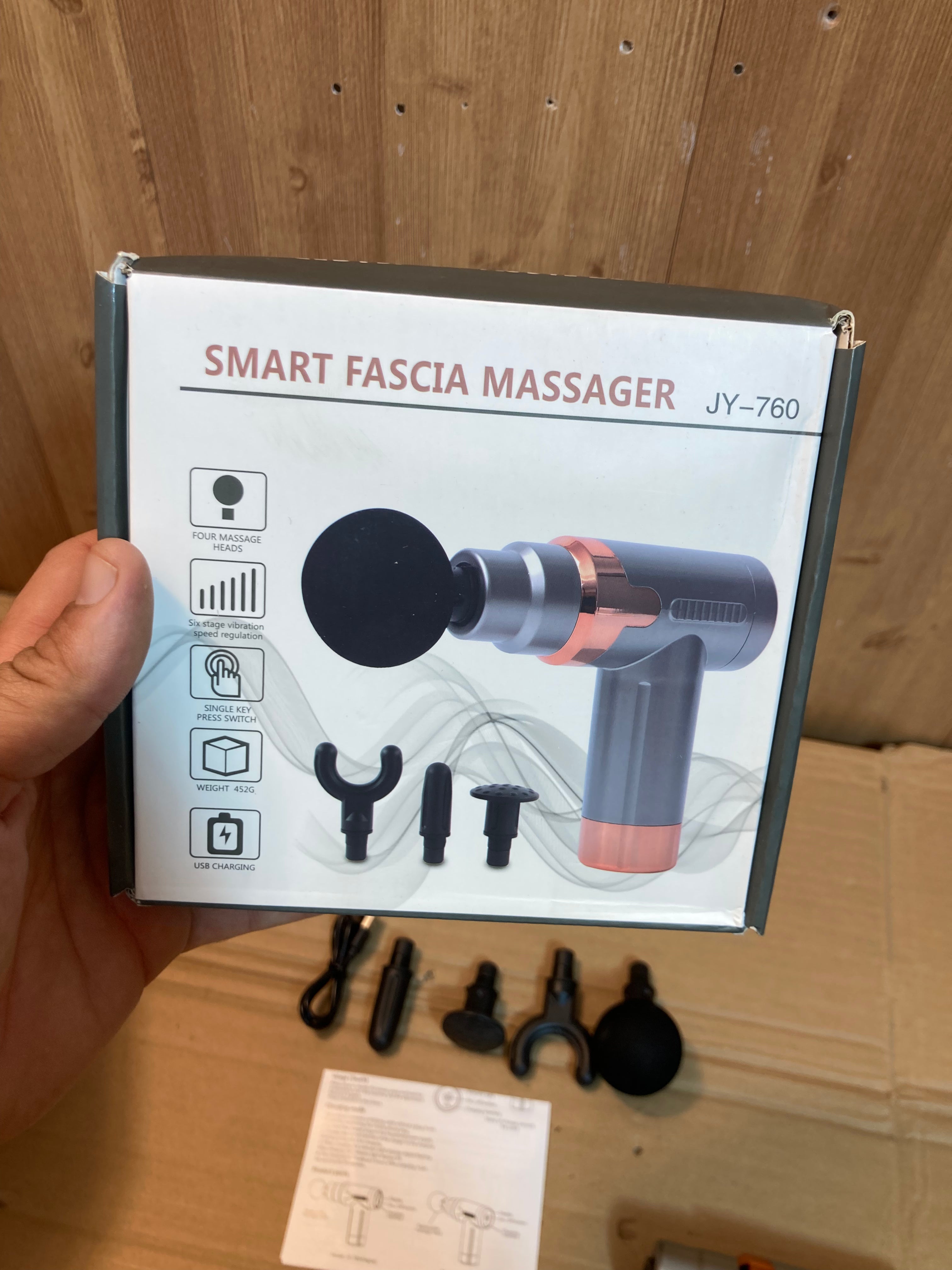 Mini Compact Smart Fascia Muscle Massager JY-760