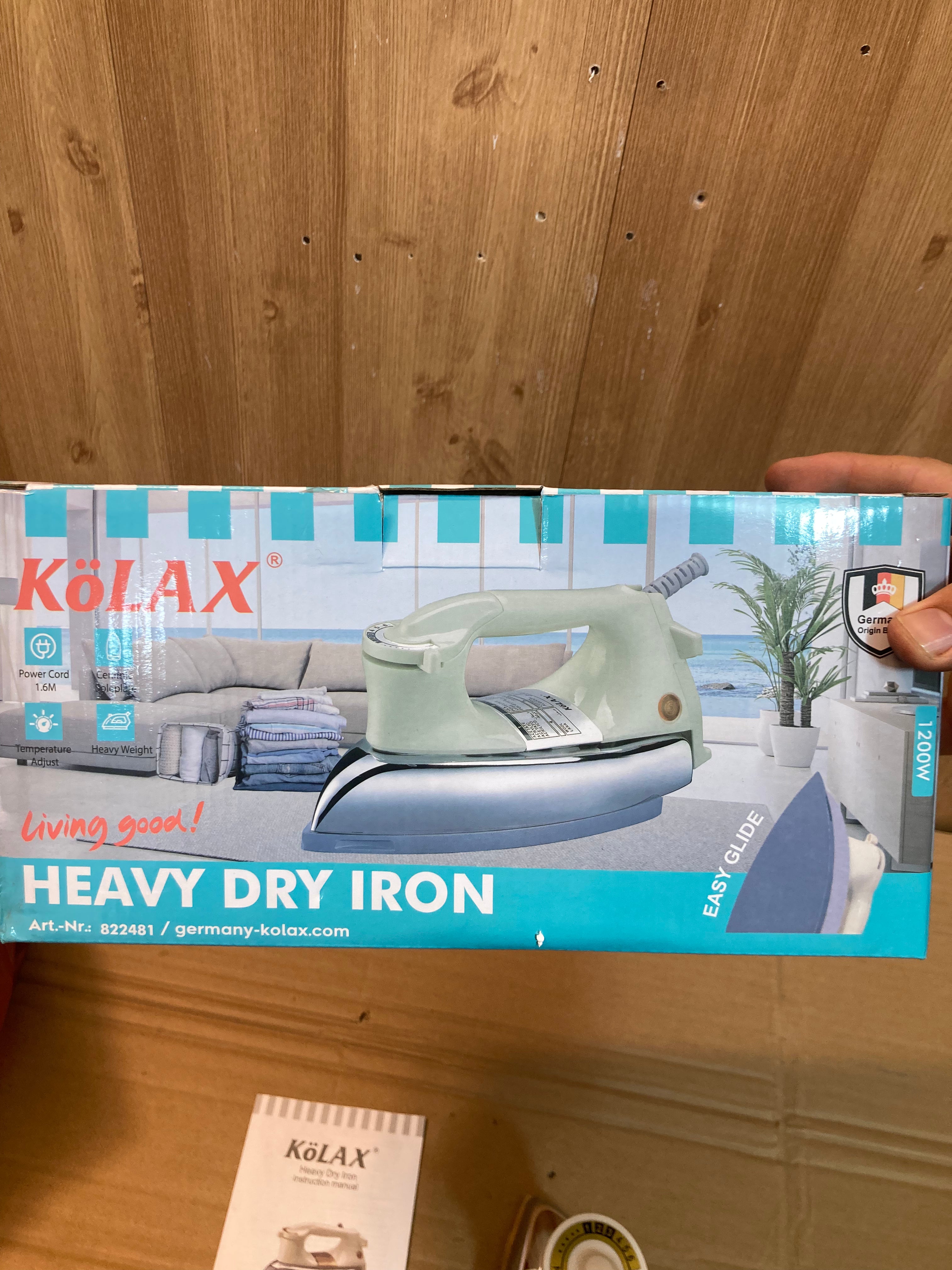 KoLAX Germany Heavy Weight Dry Iron 1200W