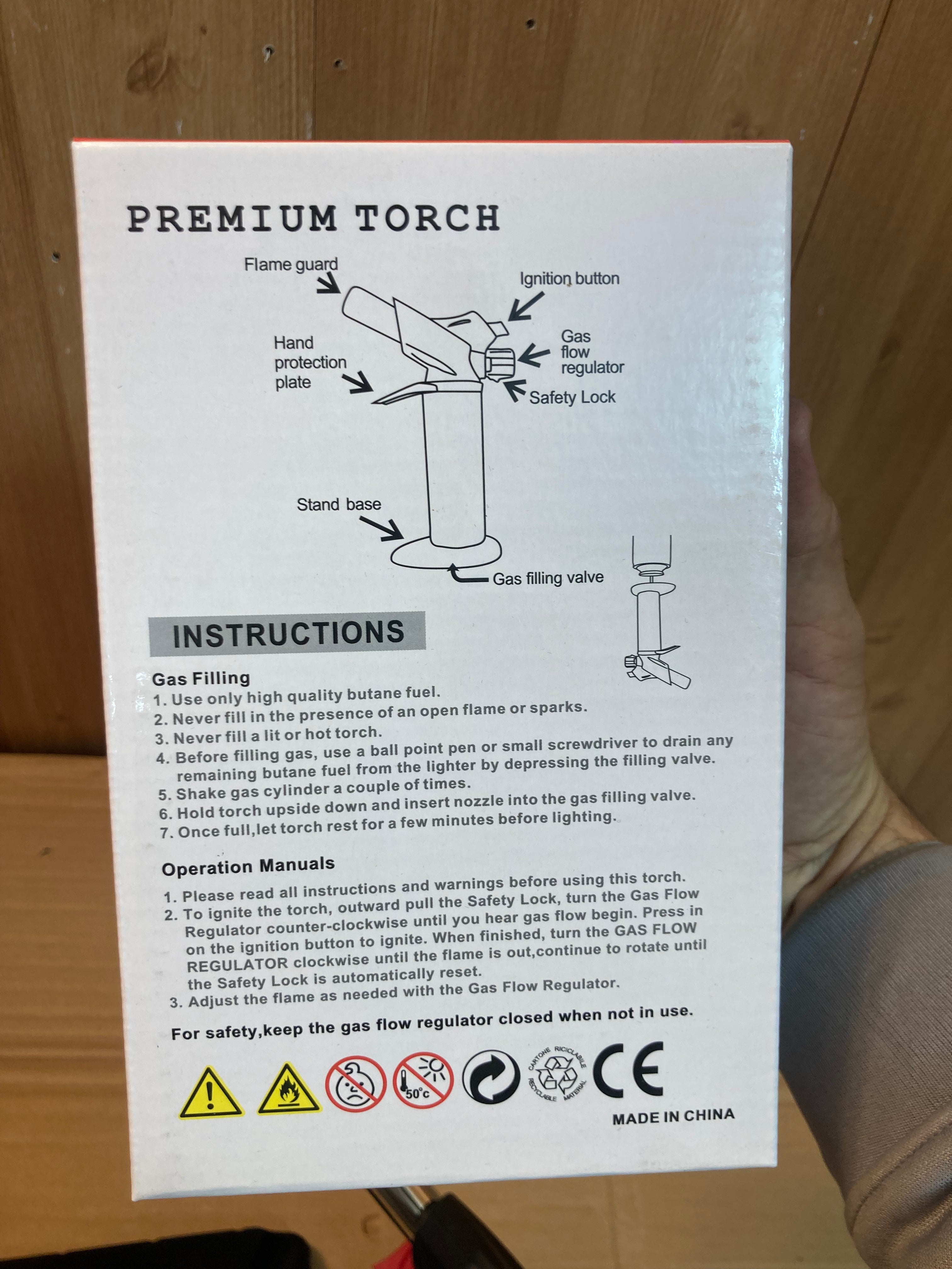 Gastorch Professional Butane Gas Lighter GF-876