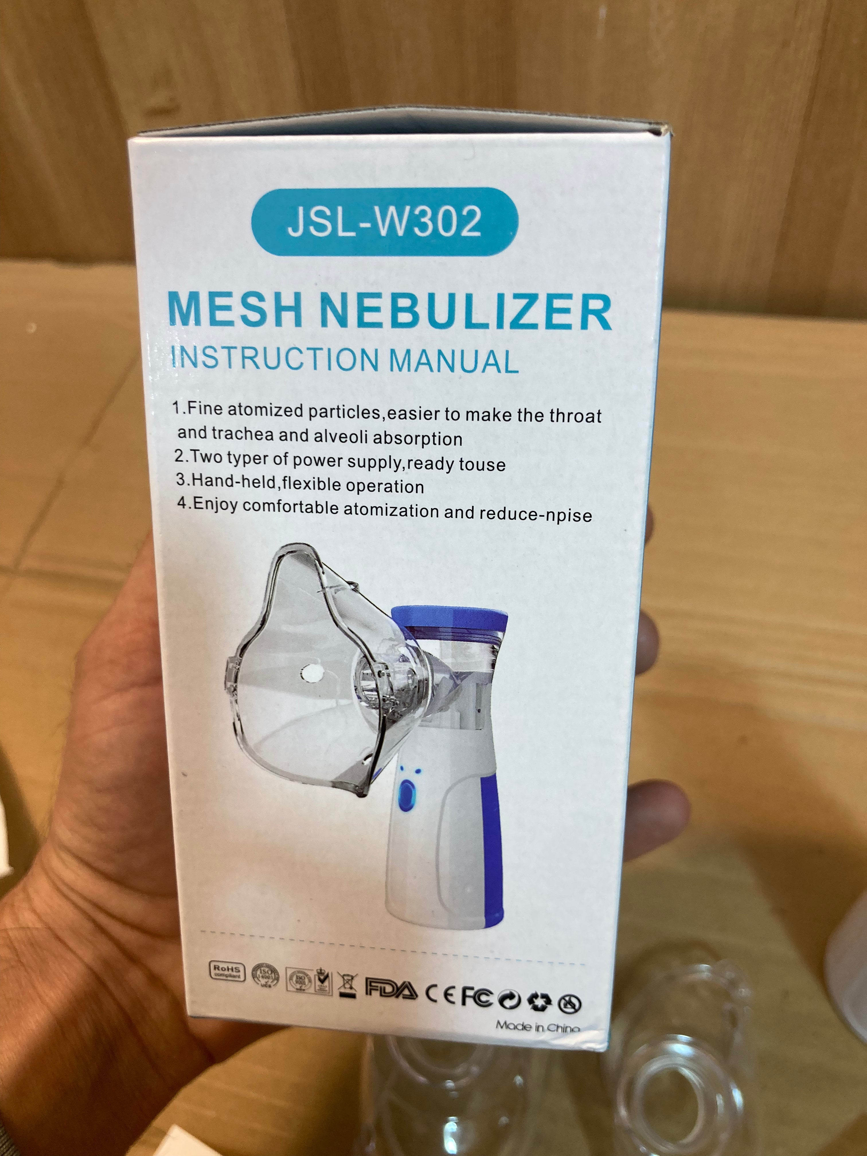Portable Compact Rechargeable Ultrasonic Mesh Nebulizer
