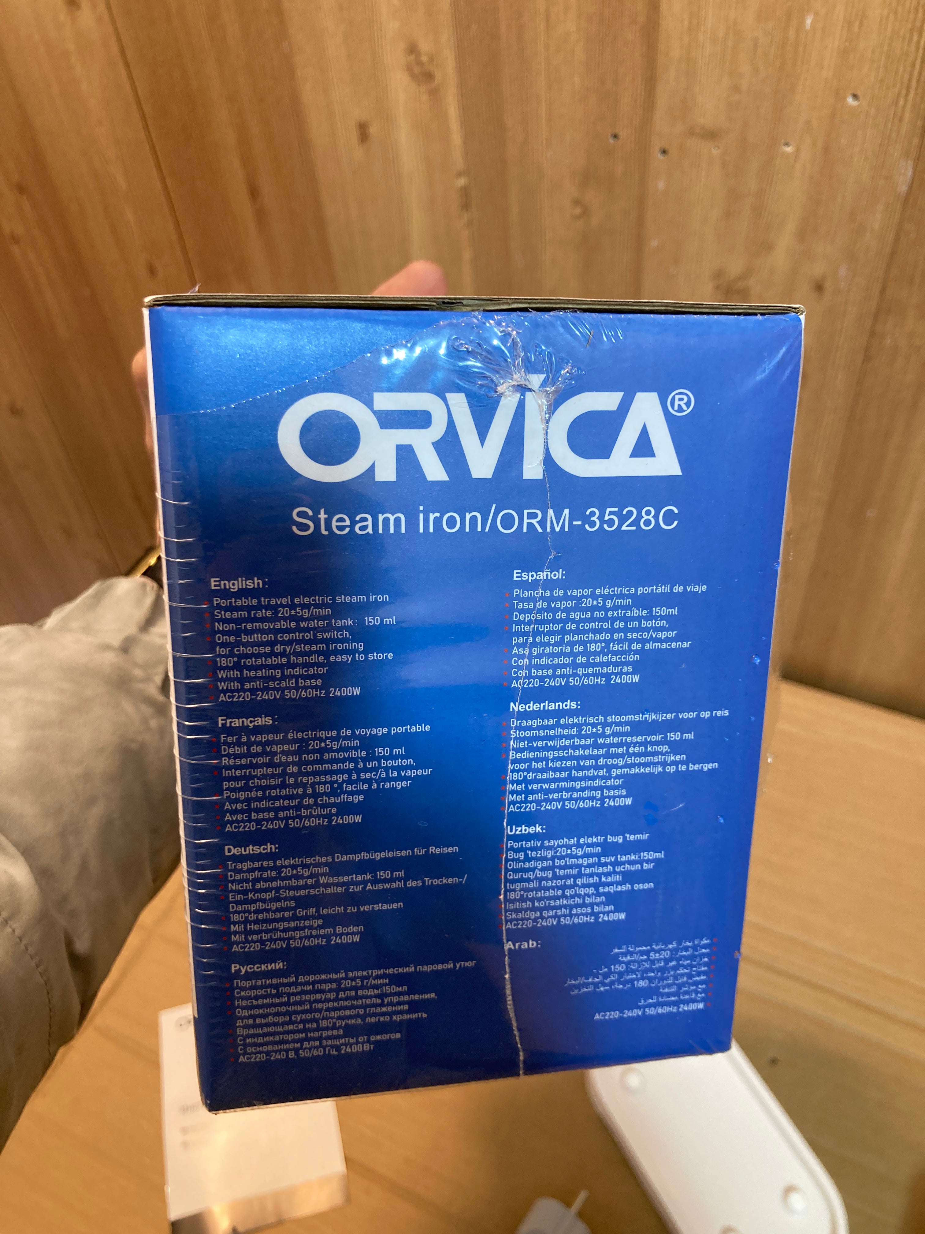 Orvica Russia Handheld Digital 2400W Steam Iron ORM-3528C