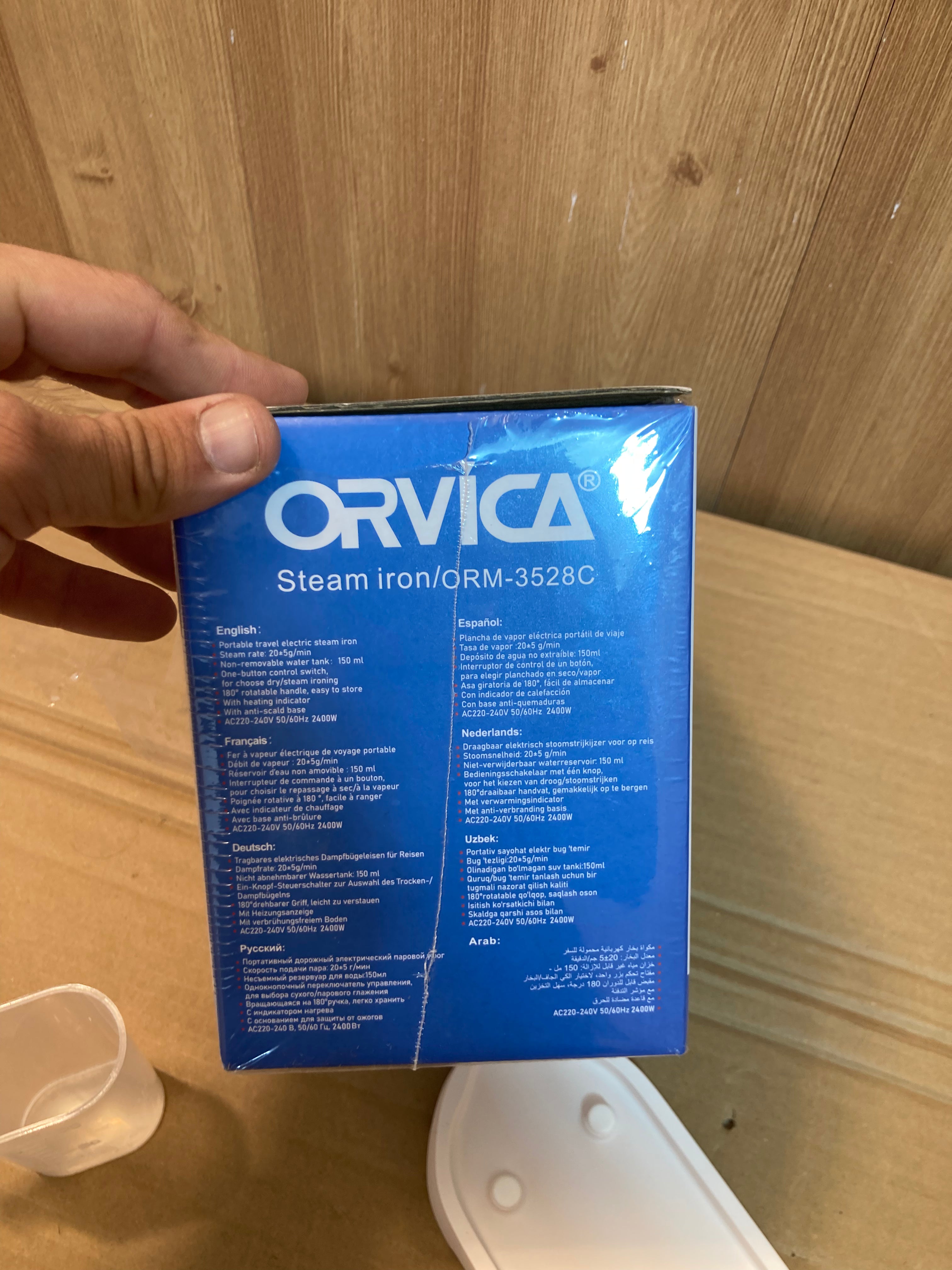 Orvica Russia Handheld Digital 2400W Steam Iron ORM-3528C