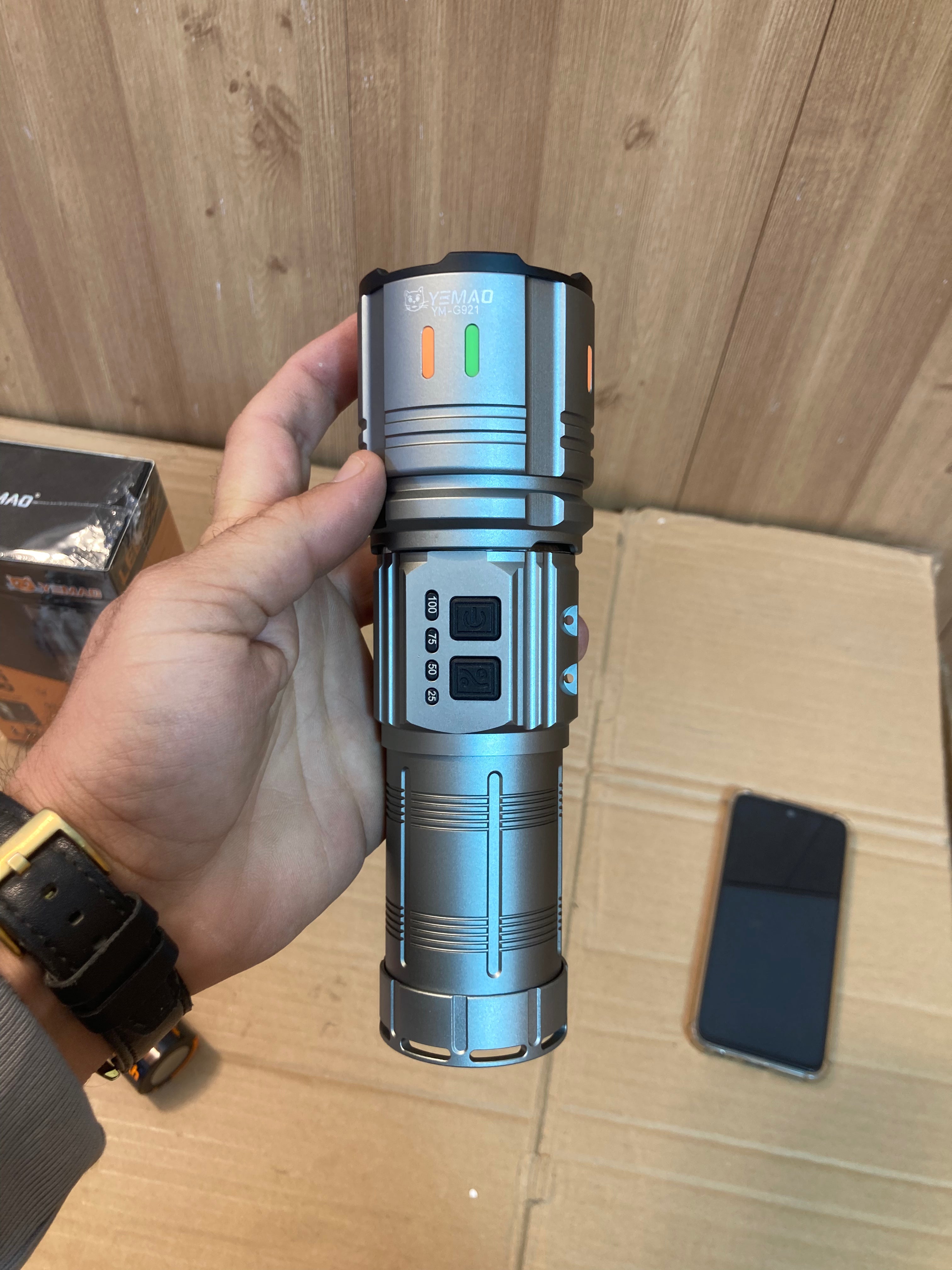 YEMAO High Power LED Tactical Flashlight-Torch YM-G921