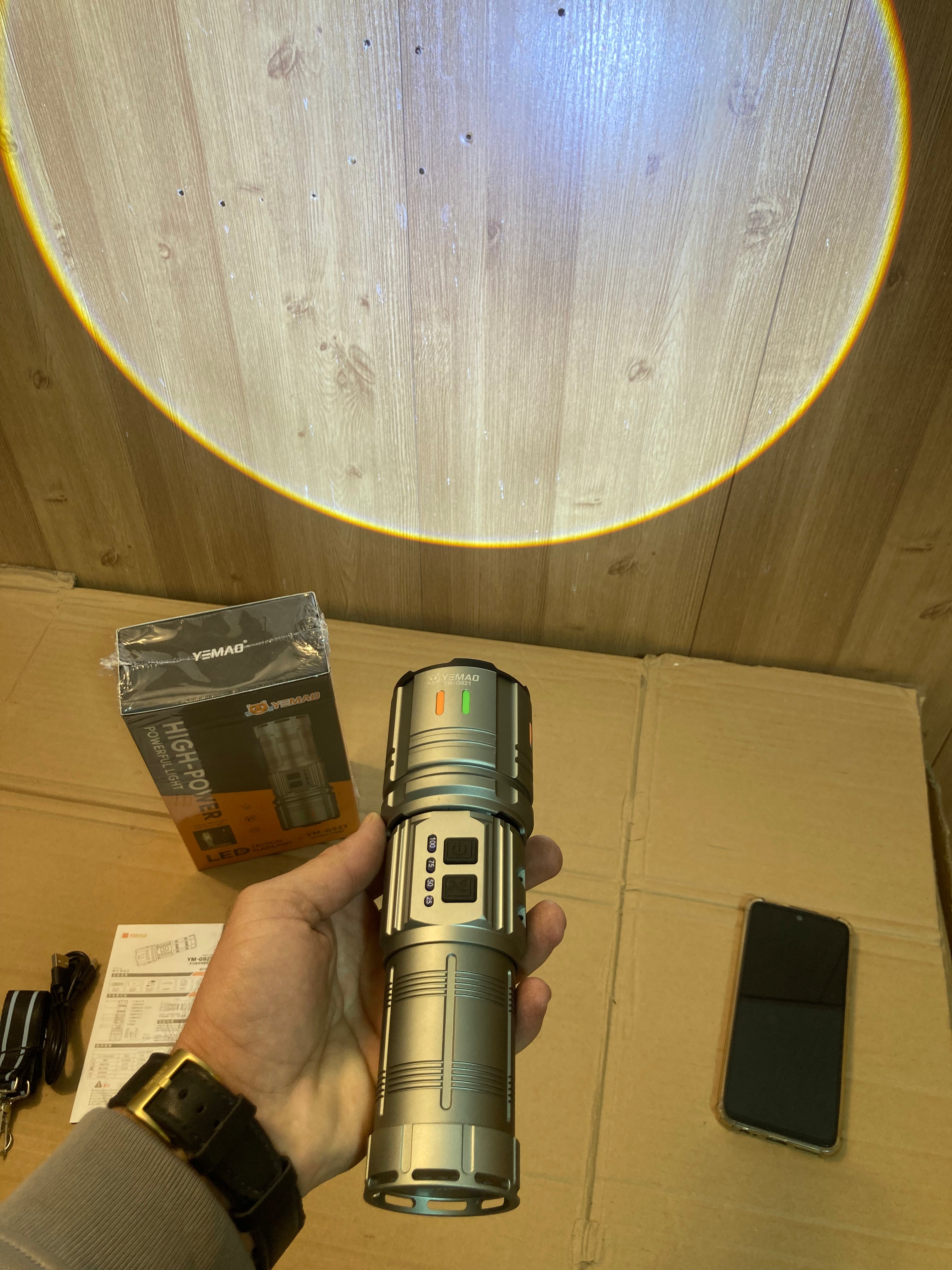 YEMAO High Power LED Tactical Flashlight-Torch YM-G921