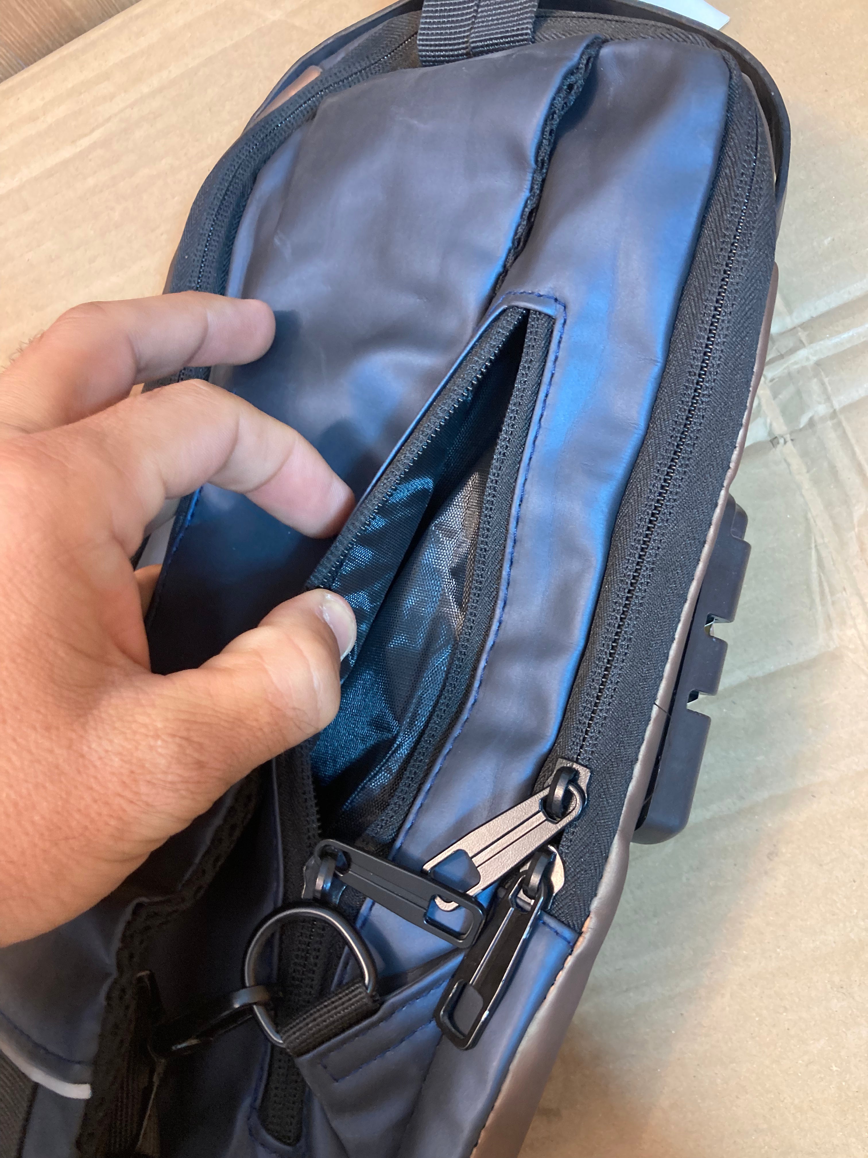 Anti-Theft Crossbody sling bag with a Combination Lock and a USB Charging Port
