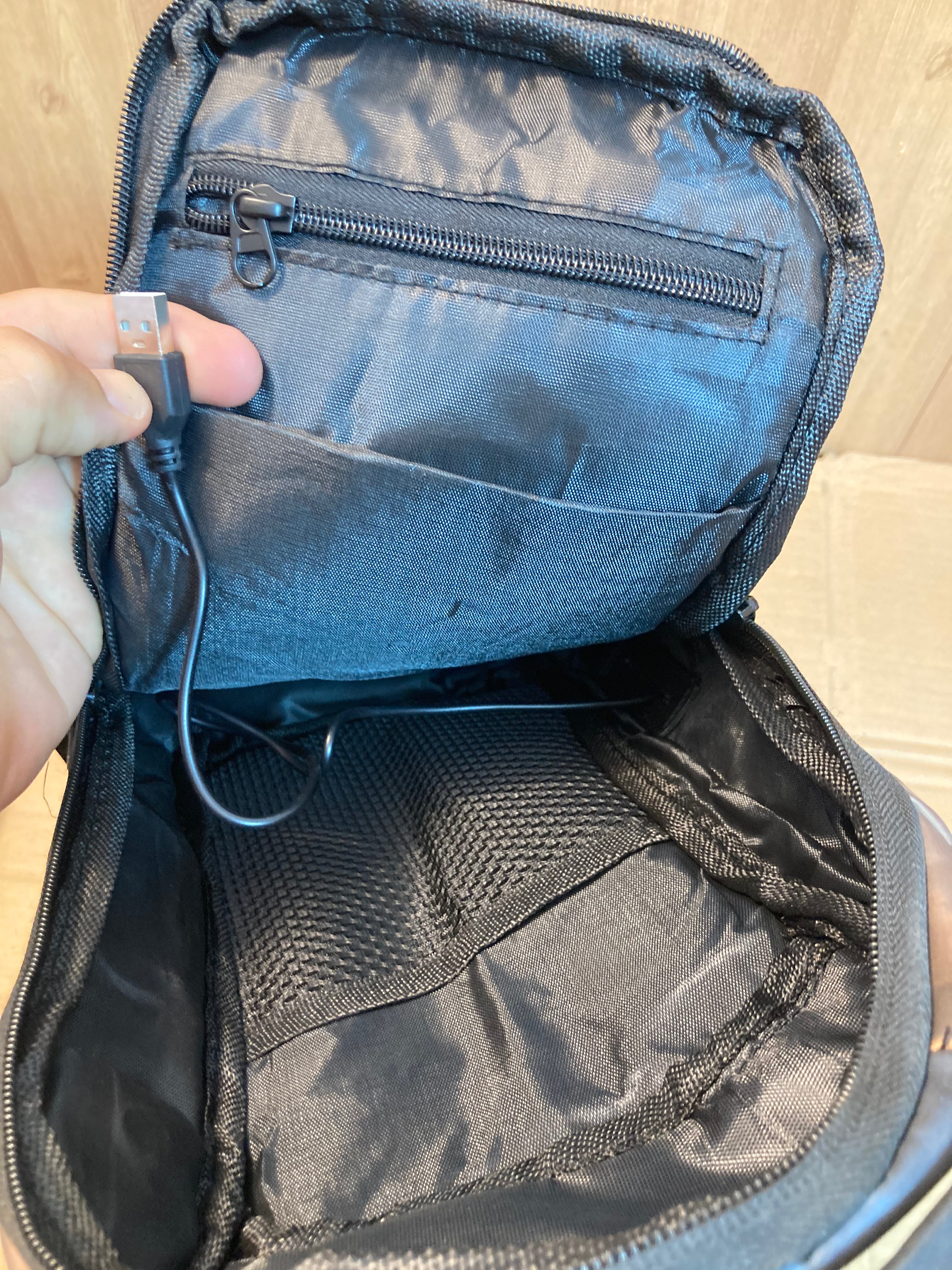 Anti-Theft Crossbody sling bag with a Combination Lock and a USB Charging Port