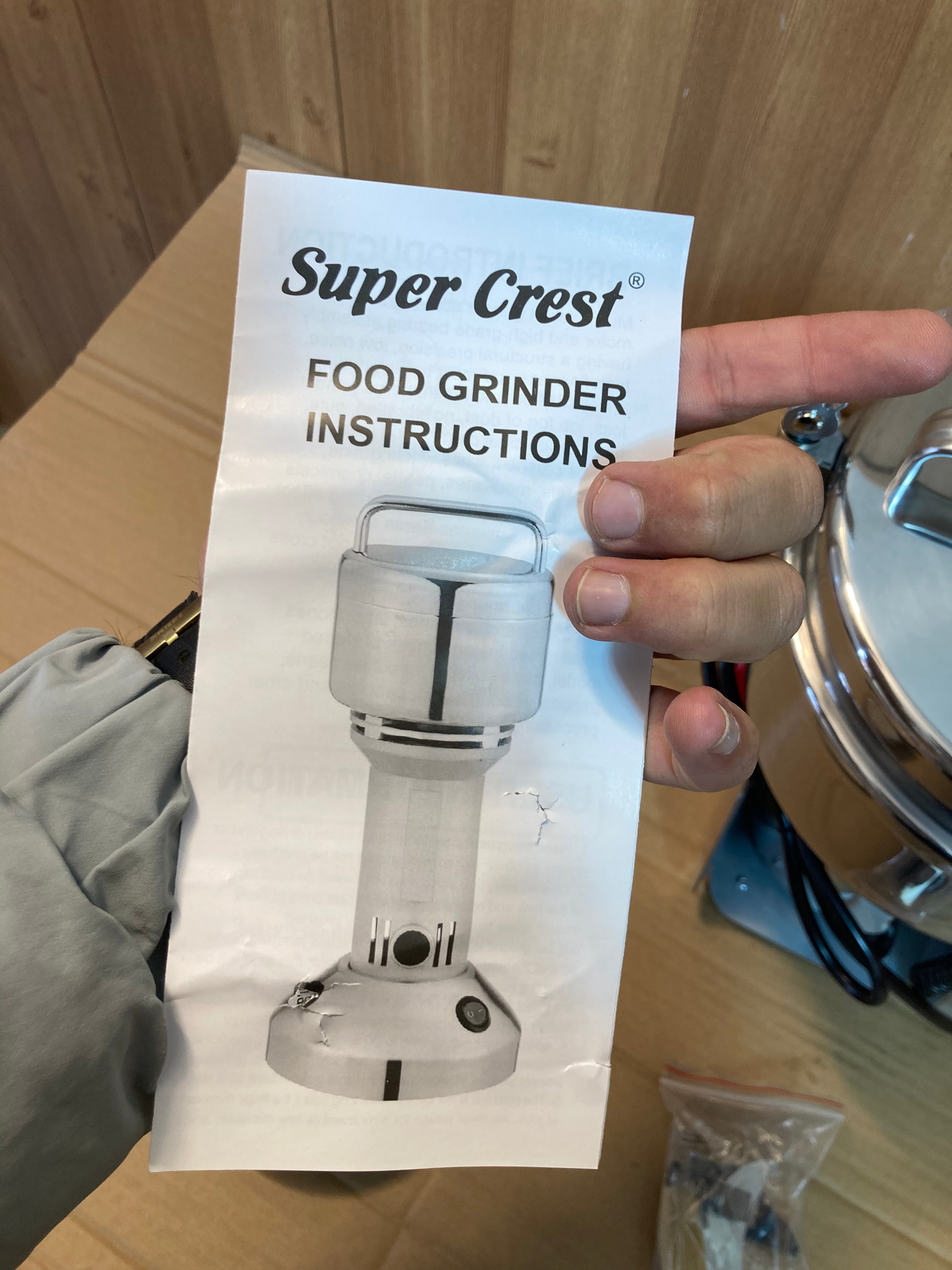 Super Crest Germany Universal & Commercial Heavy Duty Grinder