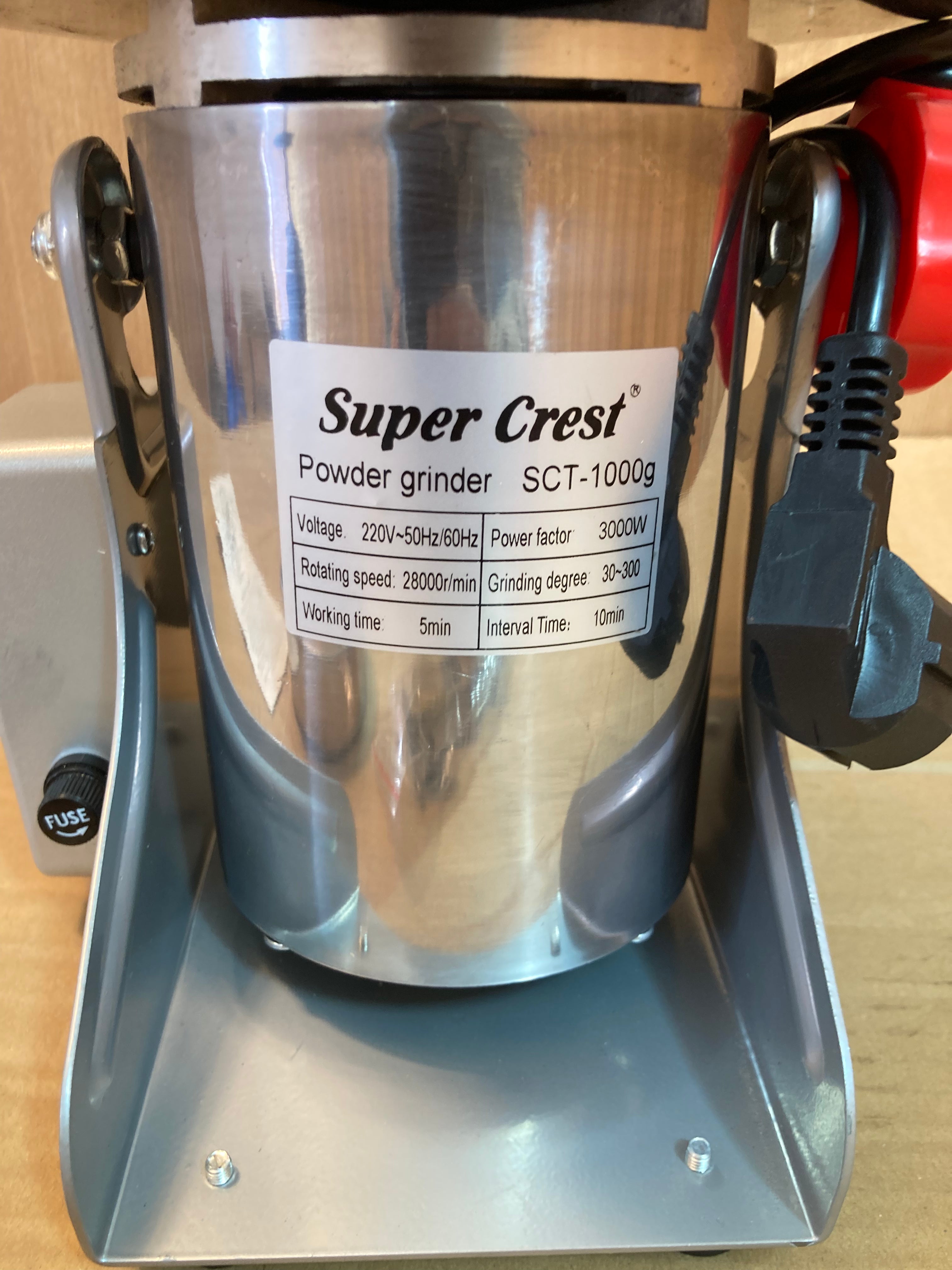 Super Crest Germany Universal & Commercial Heavy Duty Grinder