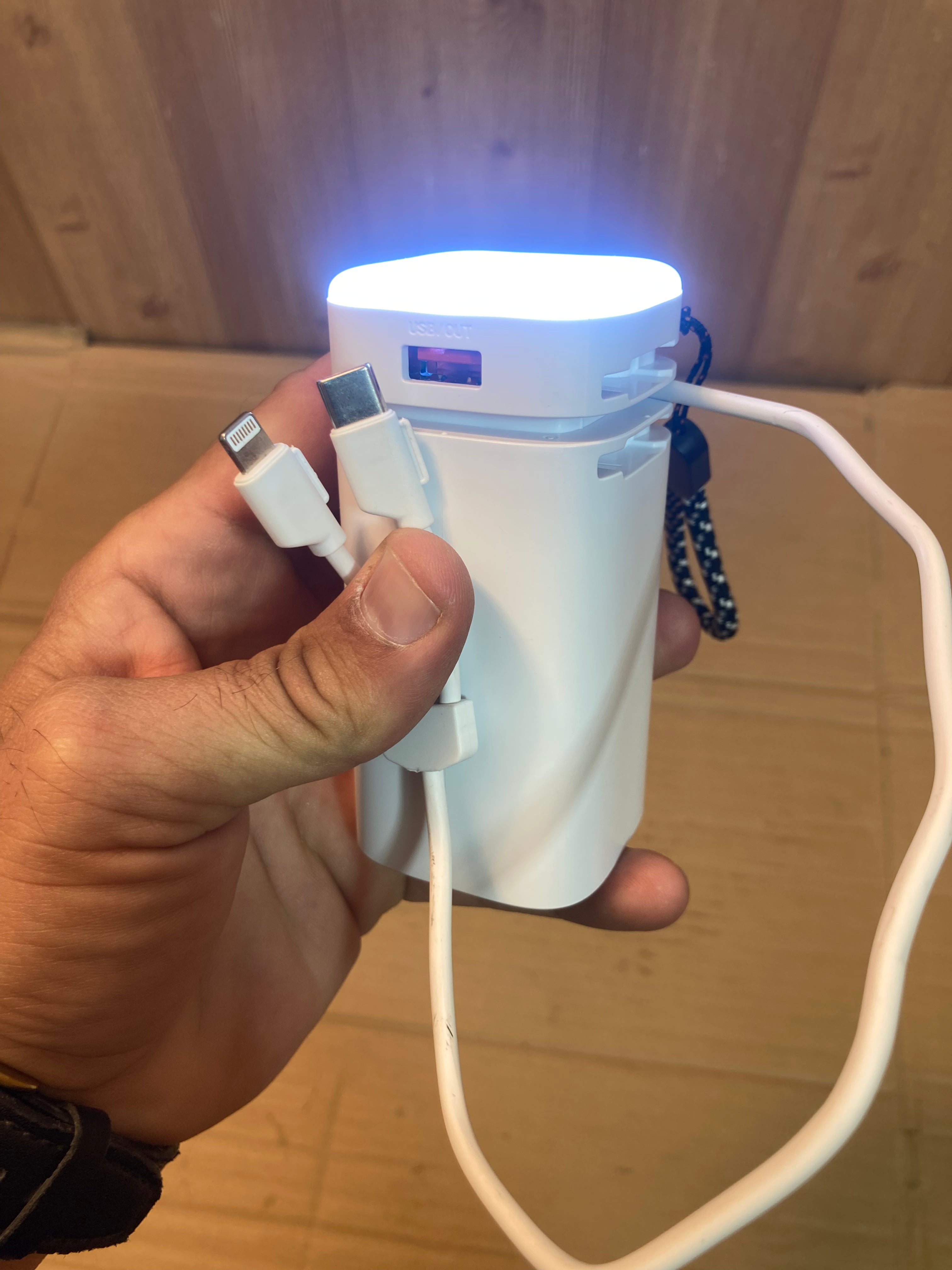 Wiwo Bird 20000mAh Fast Charging 22.5W PD Power Bank with Lamp WB-205