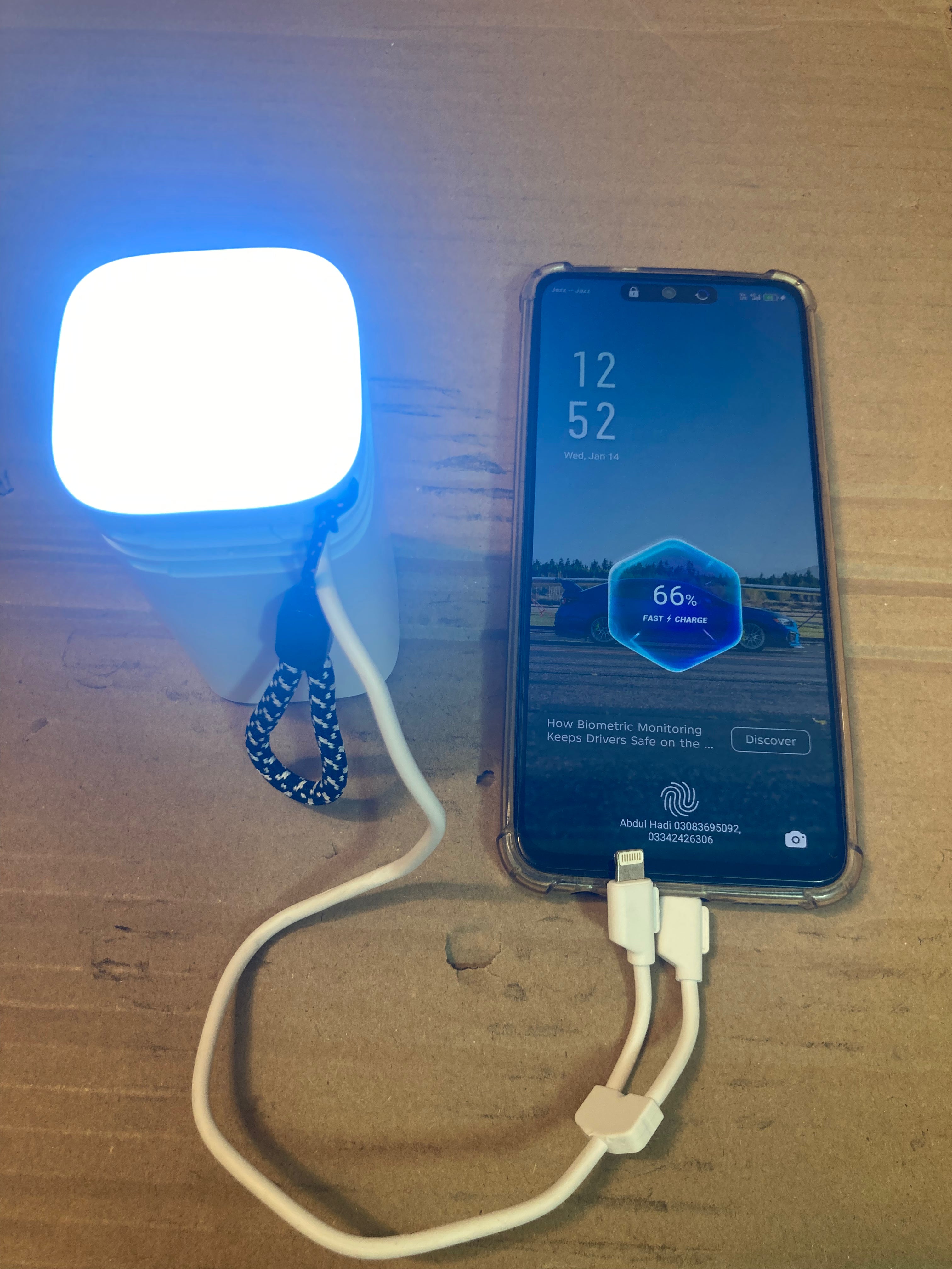 Wiwo Bird 20000mAh Fast Charging 22.5W PD Power Bank with Lamp WB-205