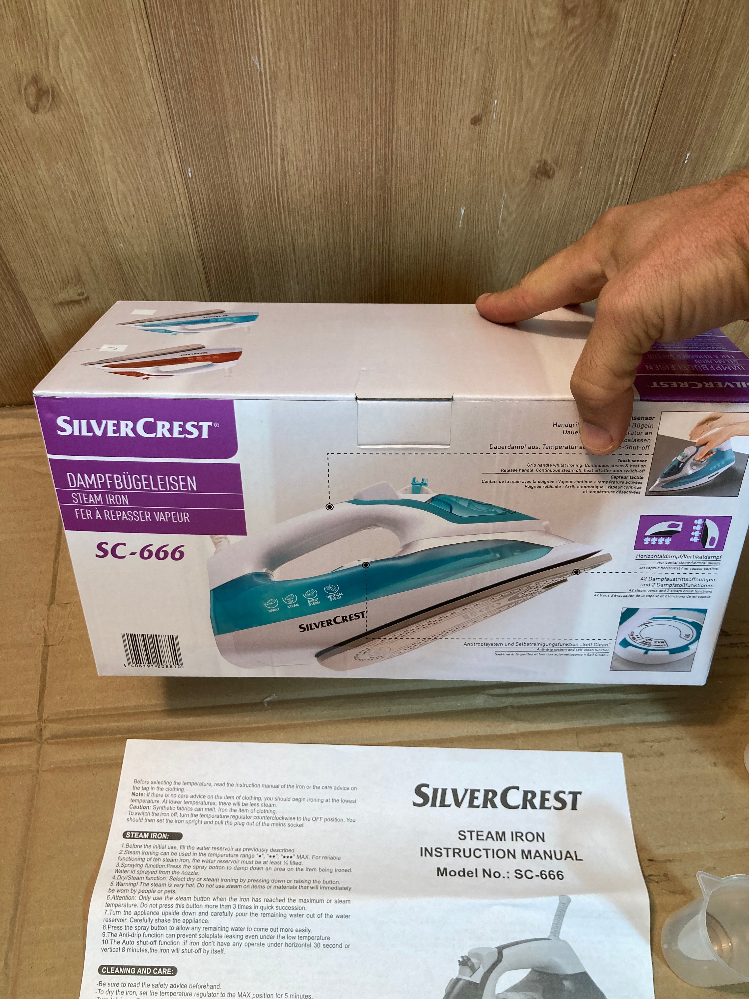 Silver Crest Germany 2600W Steam Iron SC-666
