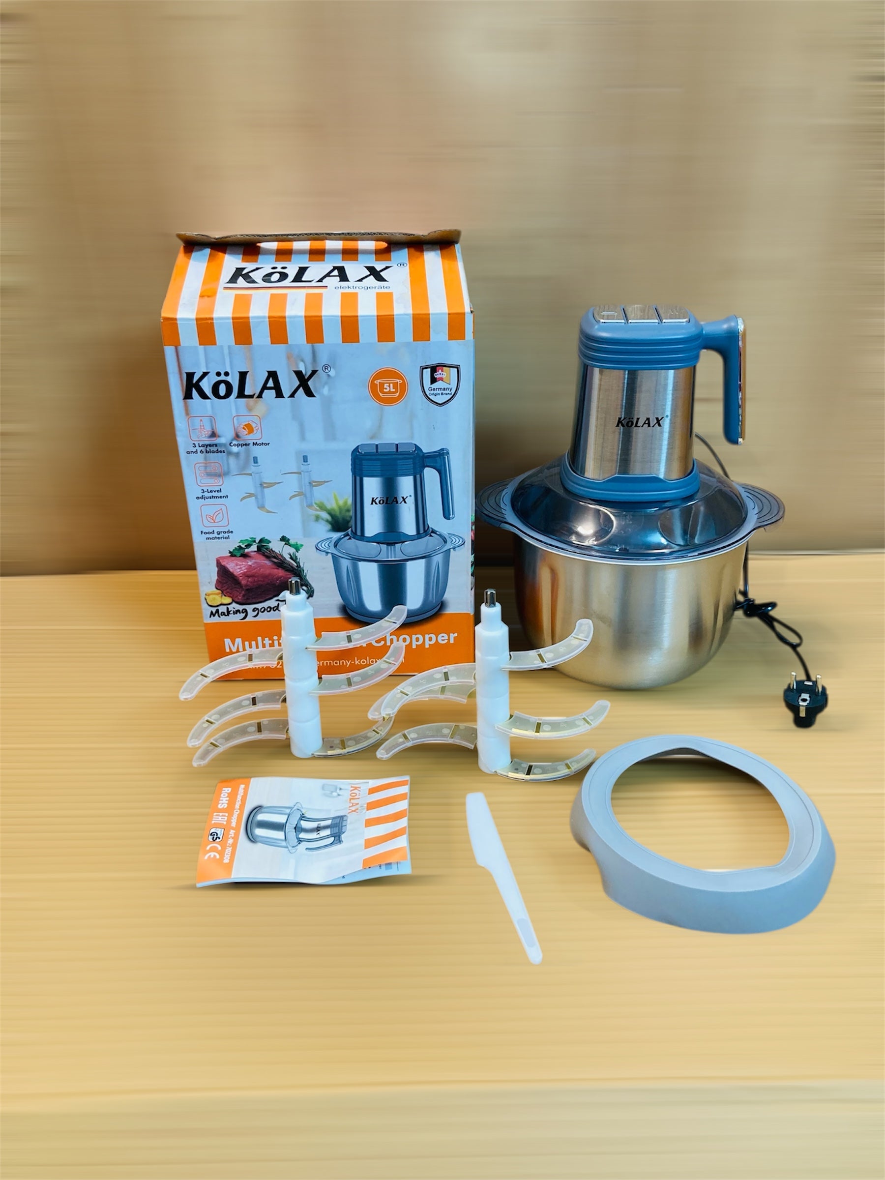 KoLAX Germany 5L Meat/Food Chopper 1000W