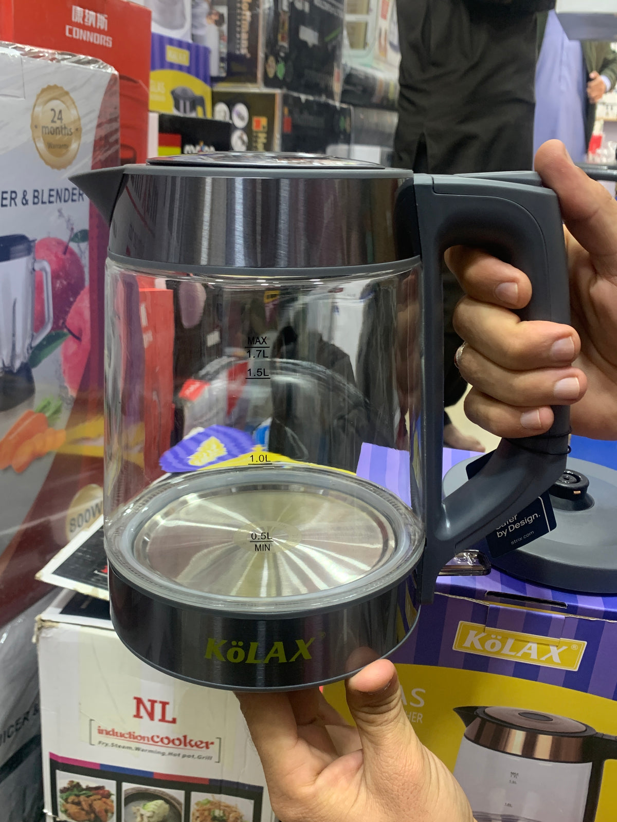 Germany Imported "KOLAX" Glass Electric Kettle