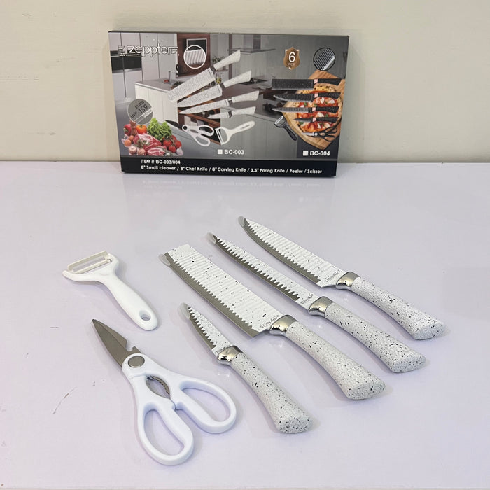 Zepter Brand Knives set of 6 pieces.