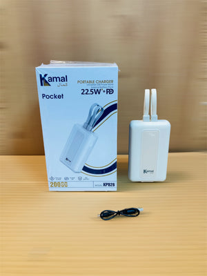 Kamal 22.5W Fast Charging 20000mAh Pocket Power Bank KPB26