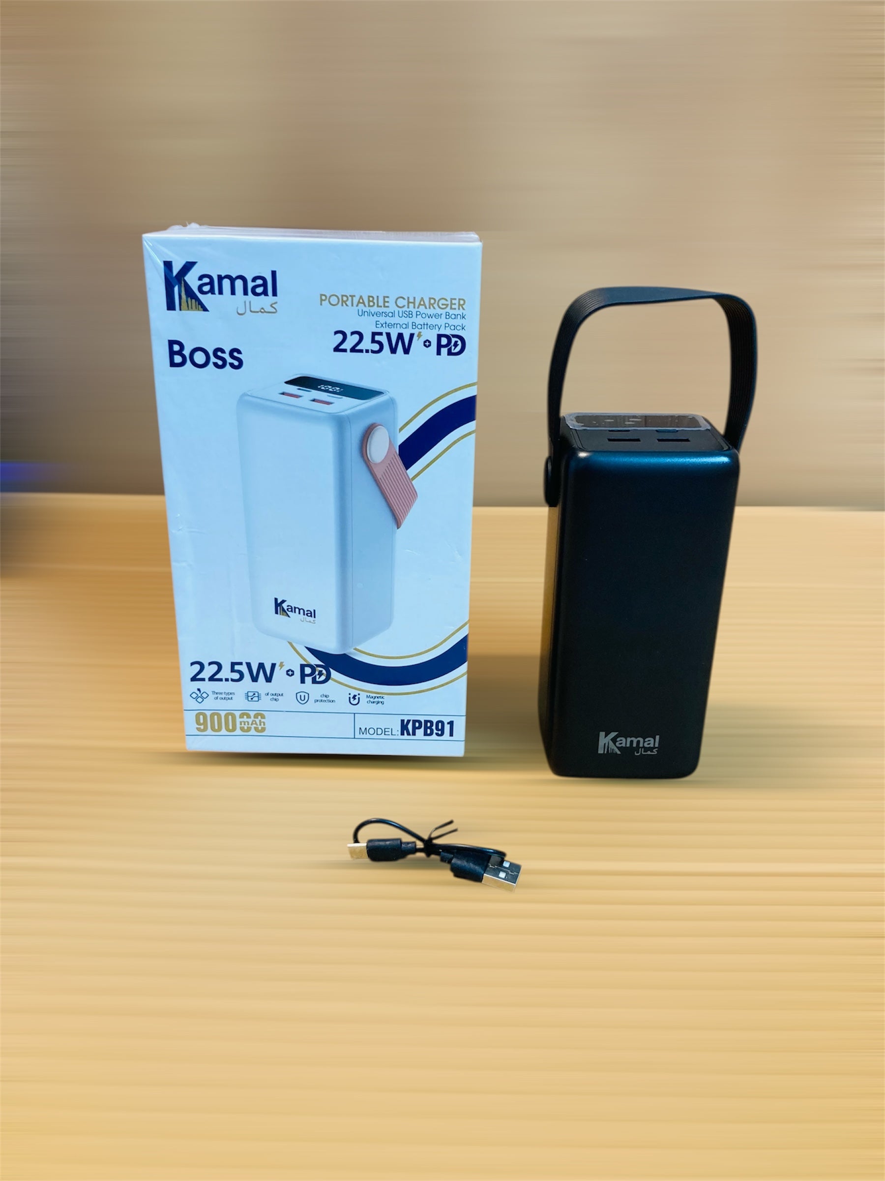 Kamal 22.5W PD Fast Charging 90000mAh Power Bank KPB91