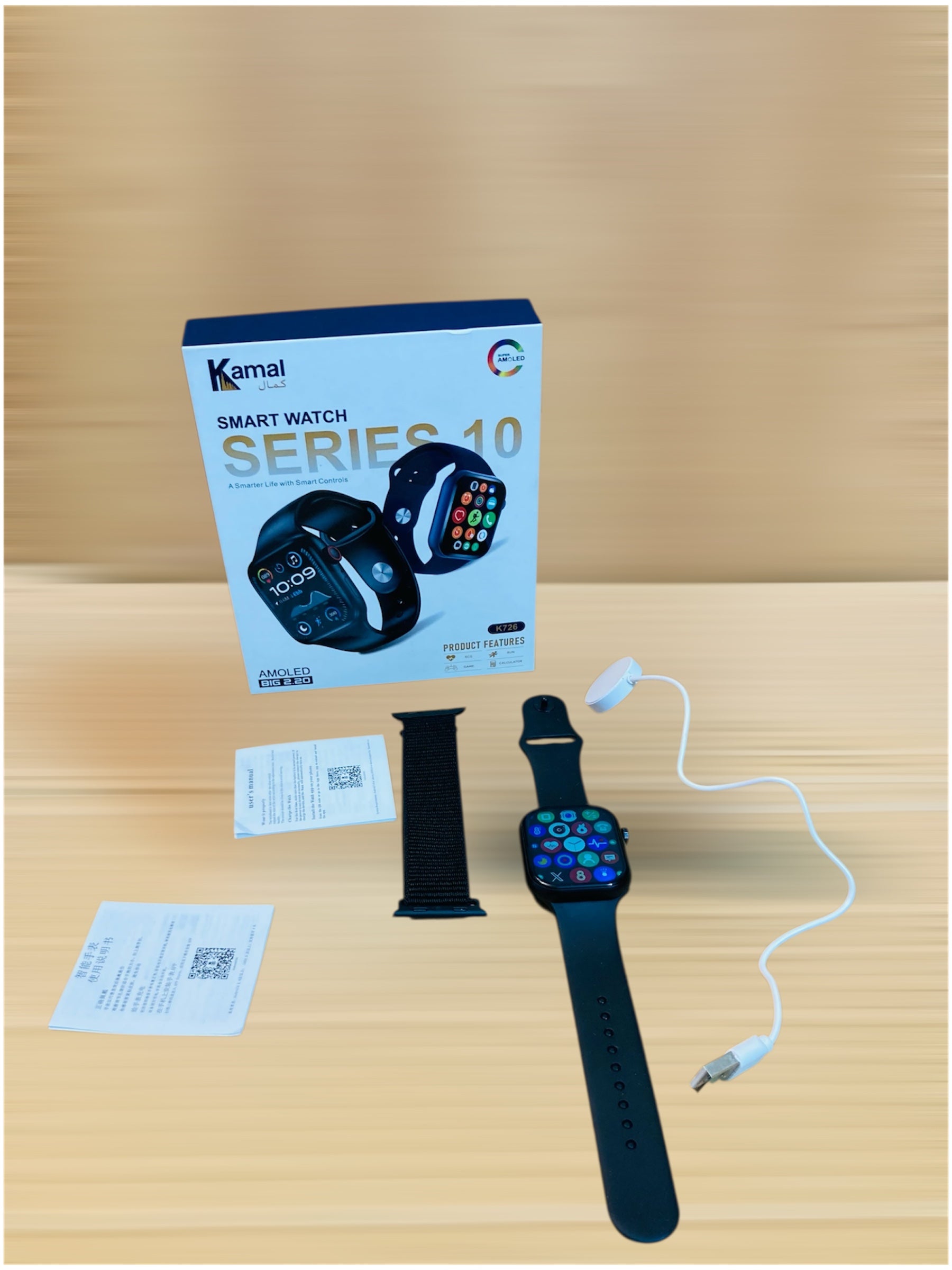 Kamal Series 10 Amoled Smart Watch K726