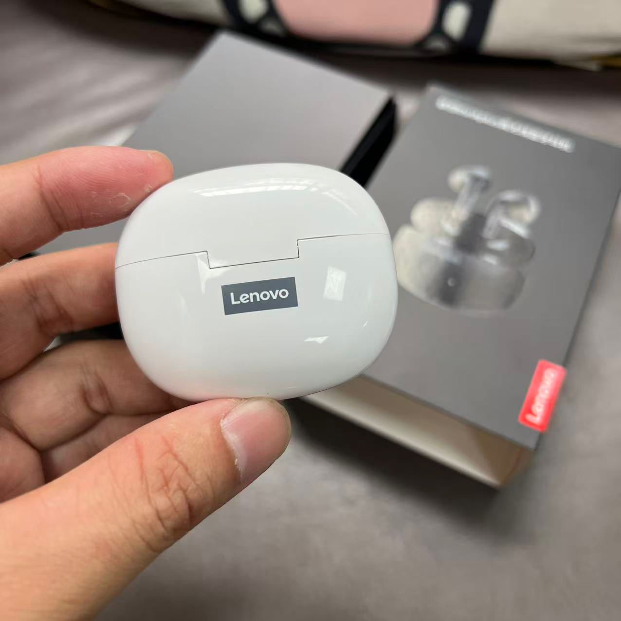 Lenovo True Wireless Bluetooth Earbuds – Premium Sound, Compact Design