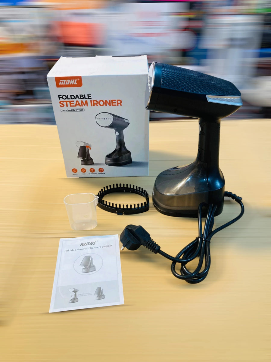 MDHL Foldable Handheld Garment Steamer 1600W Portable Steam Ironer with 320ml Water Tank MD-KY-009