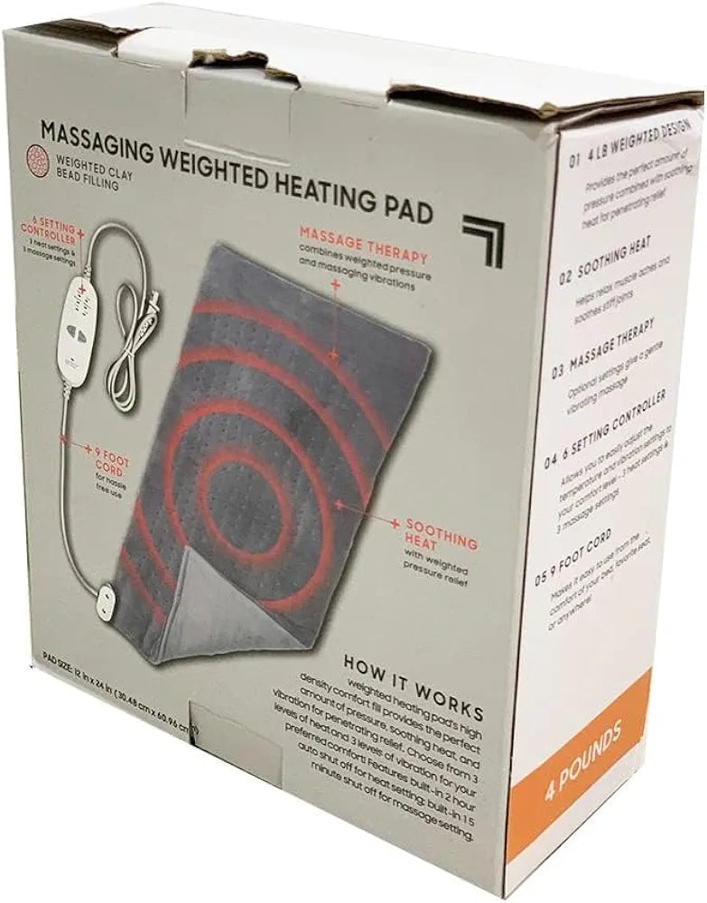 Lot Imported Massaging Weighted Heating Pad