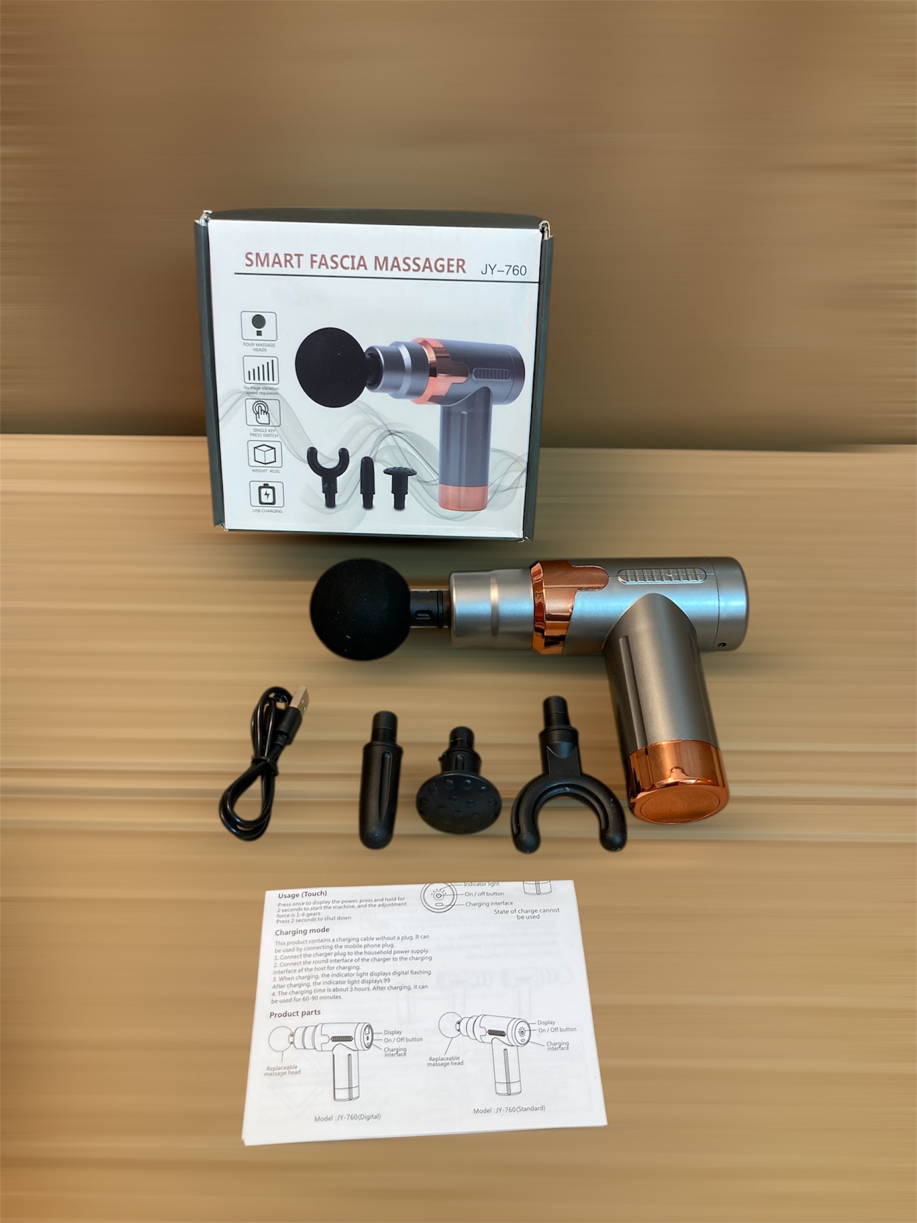 Mini Compact Smart Fascia Muscle Massager JY-760