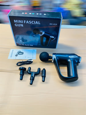 Mini Fascial Gun Deep Tissue Percussion Massager with 4 Massage Attachments  KH-810