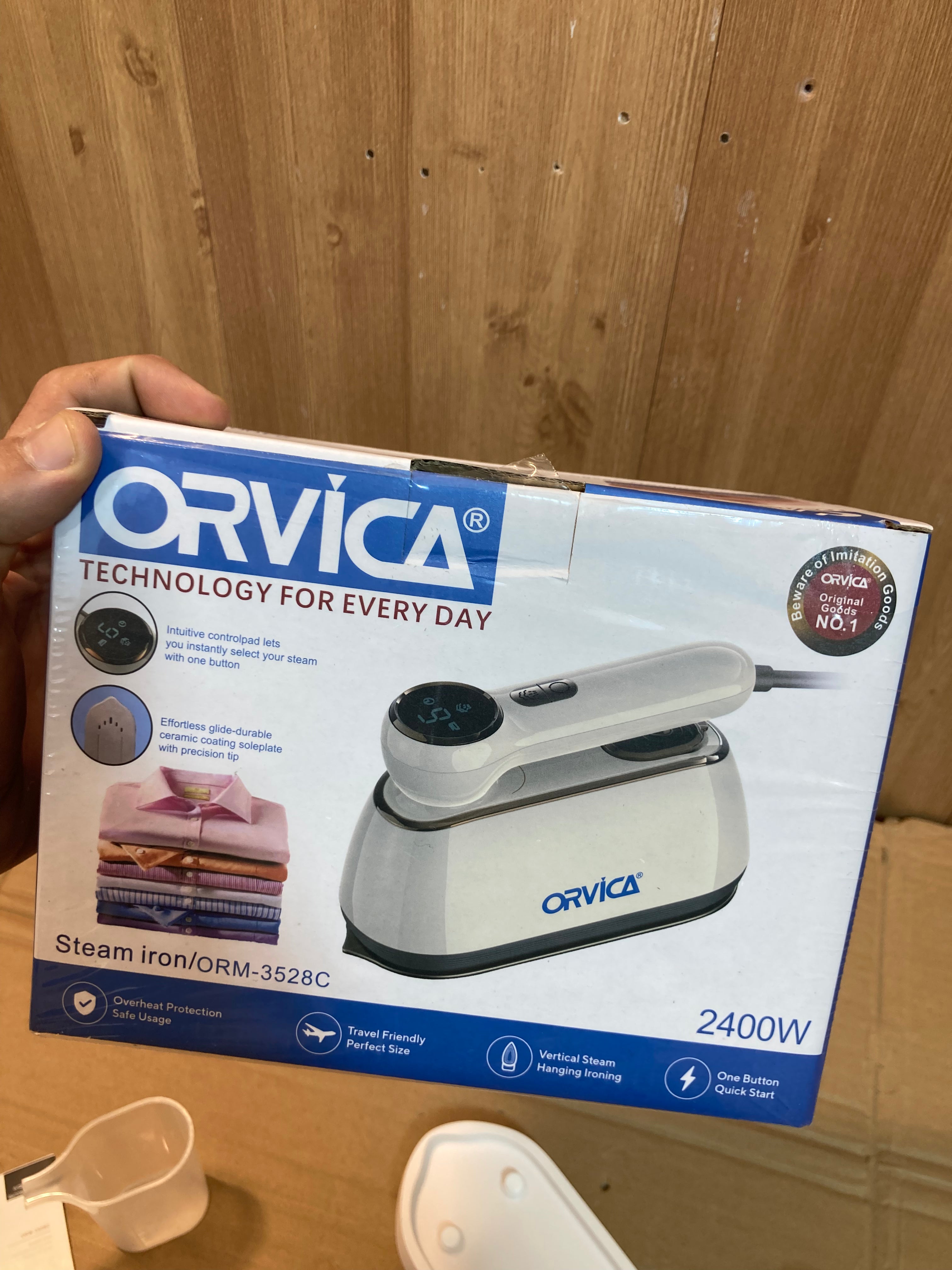 Orvica Russia Handheld Digital Steam Iron ORM-3528C
