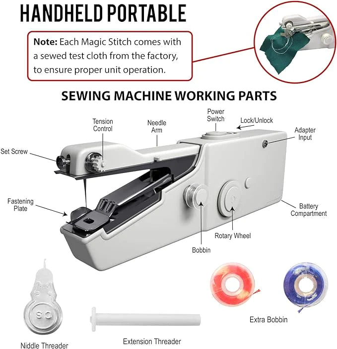 Portable Handheld Mini Sewing Machine