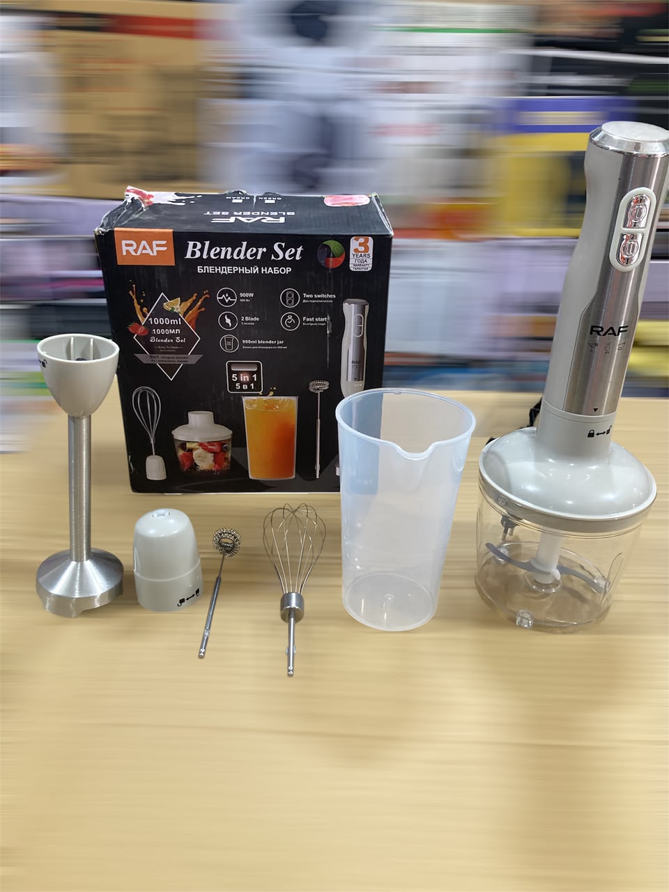 RAF 5-in-1 900W Hand Blender Set  R.361