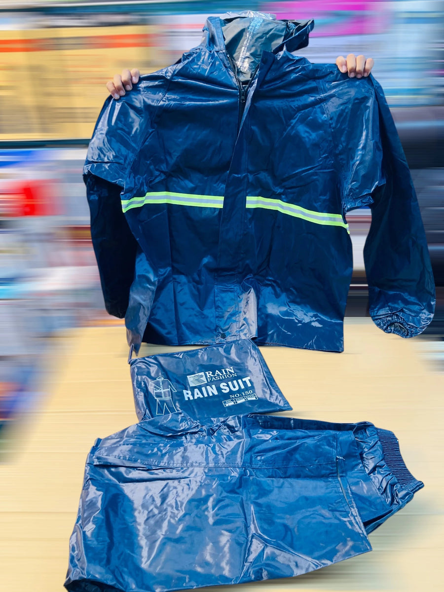 Rain Fashion Waterproof 2-Piece Rain Suit with High-Visibility Reflective Strip & Storage Bag NO: 150