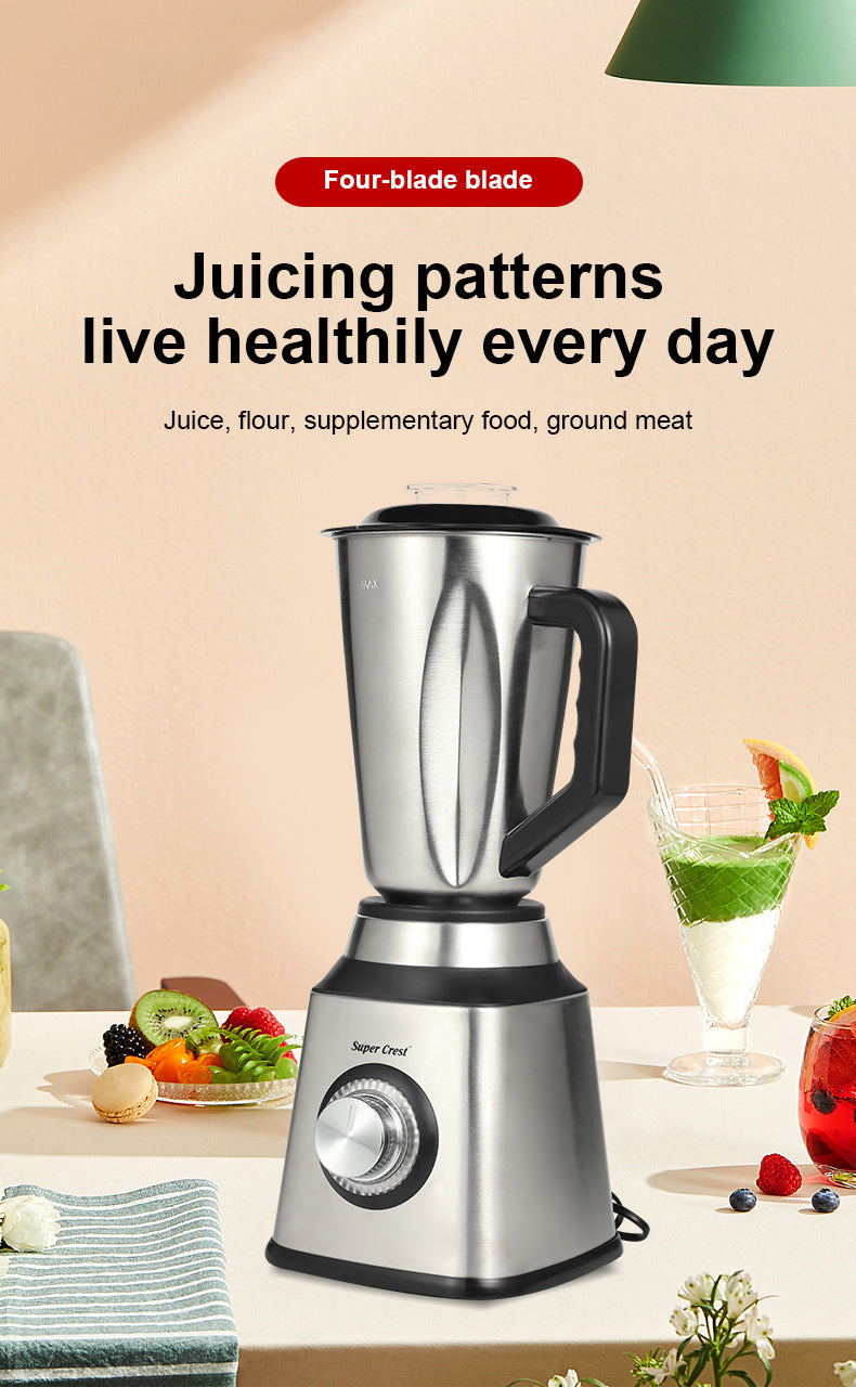 Germany Lot Imported Original Super Crest Full Steel Body 3 in 1 Electric Juicer, Chopper and Grinder Machine Heavy Duty