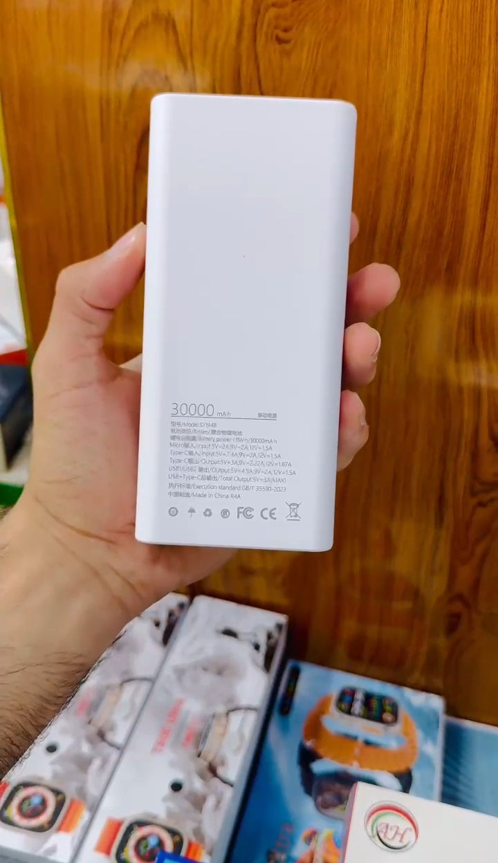 Lot Imported AH 120 watt Super Fast Charging Power Bank 30,000mAh