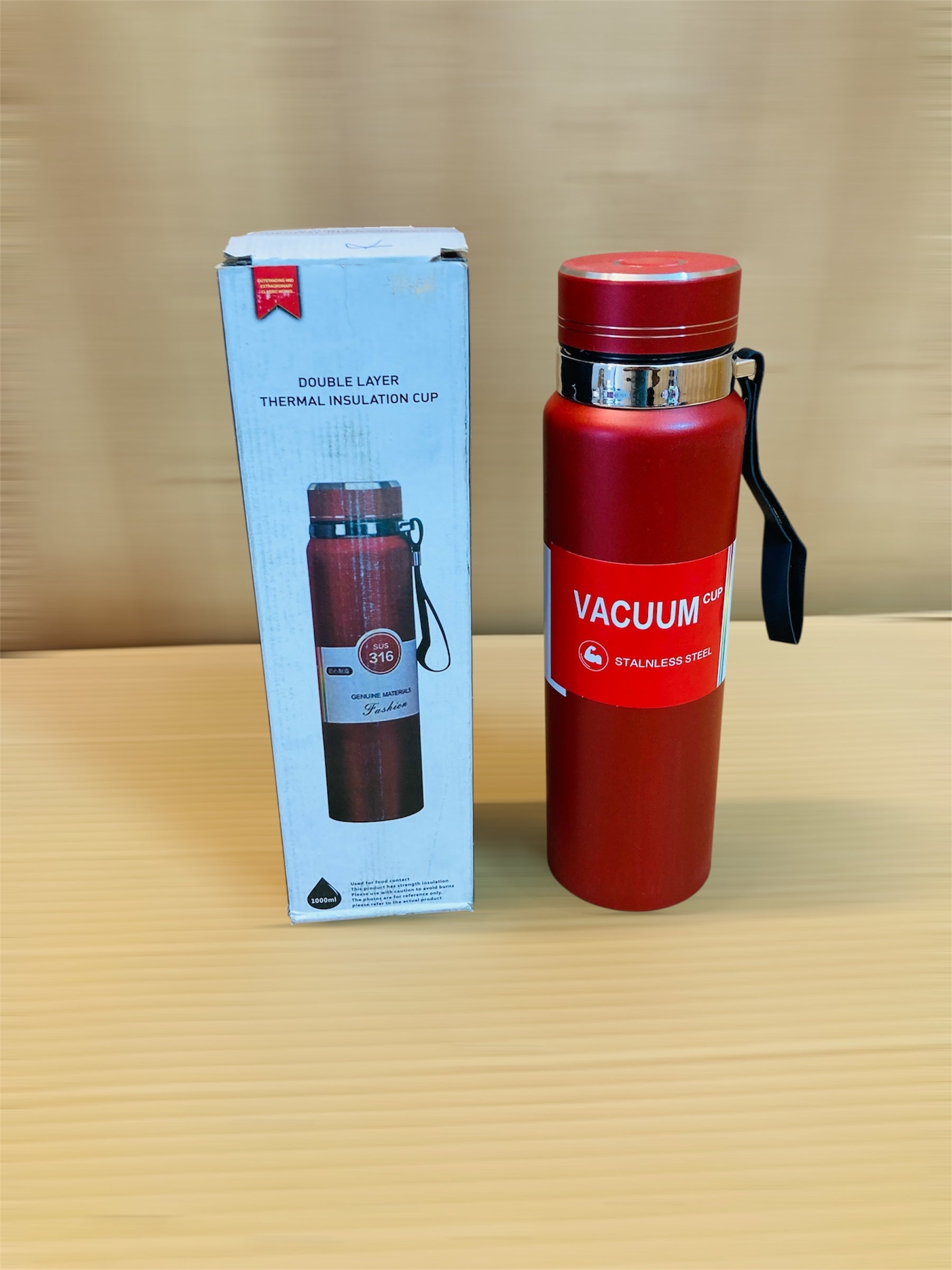 Stainless Steel Double Insulated Water Bottle 1000ml