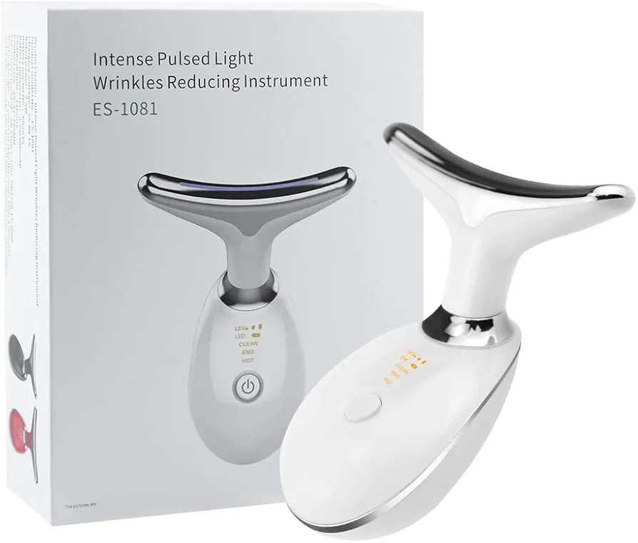 LED Beauty Massager for Face and Neck - Tightening and Reducing Wrinkles Face and Neck ES-1081