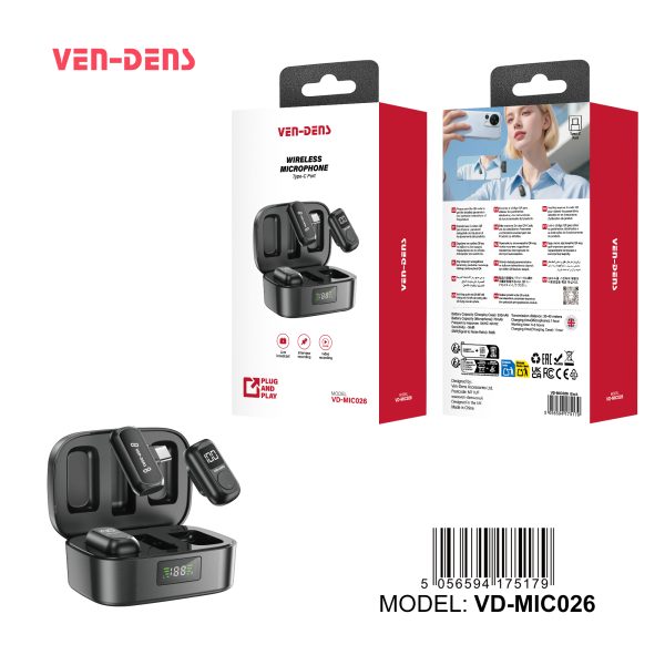VEN-DENS Microphone Recorder VD-MIC026