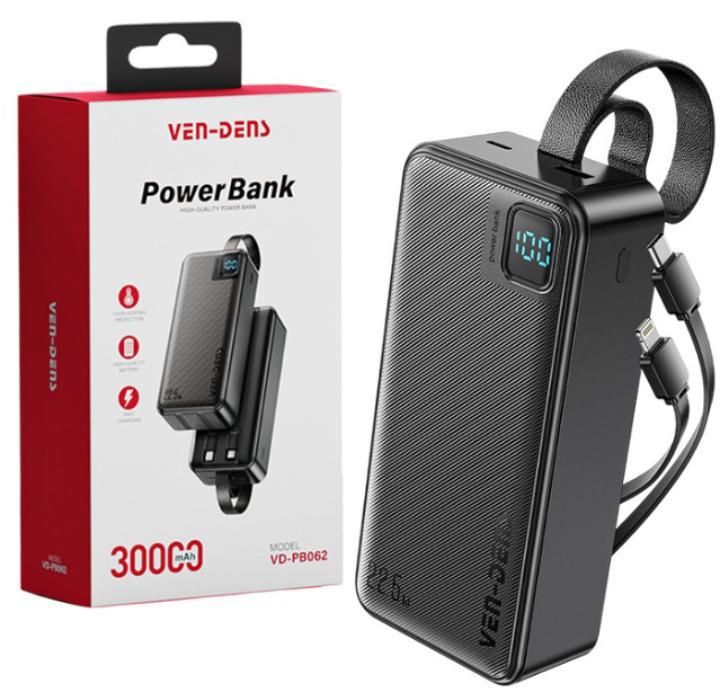 Ven-Dens 22.5W Fast Charging 30000mAh Power Bank VD-PB062