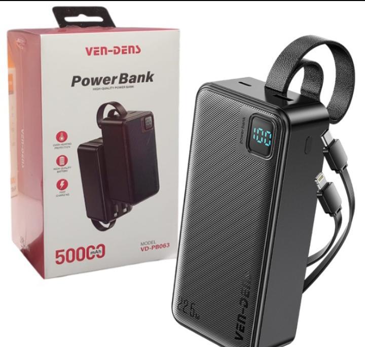 Ven-Dens 22.5W Fast Charging 50000mAh Power Bank VD-PB063
